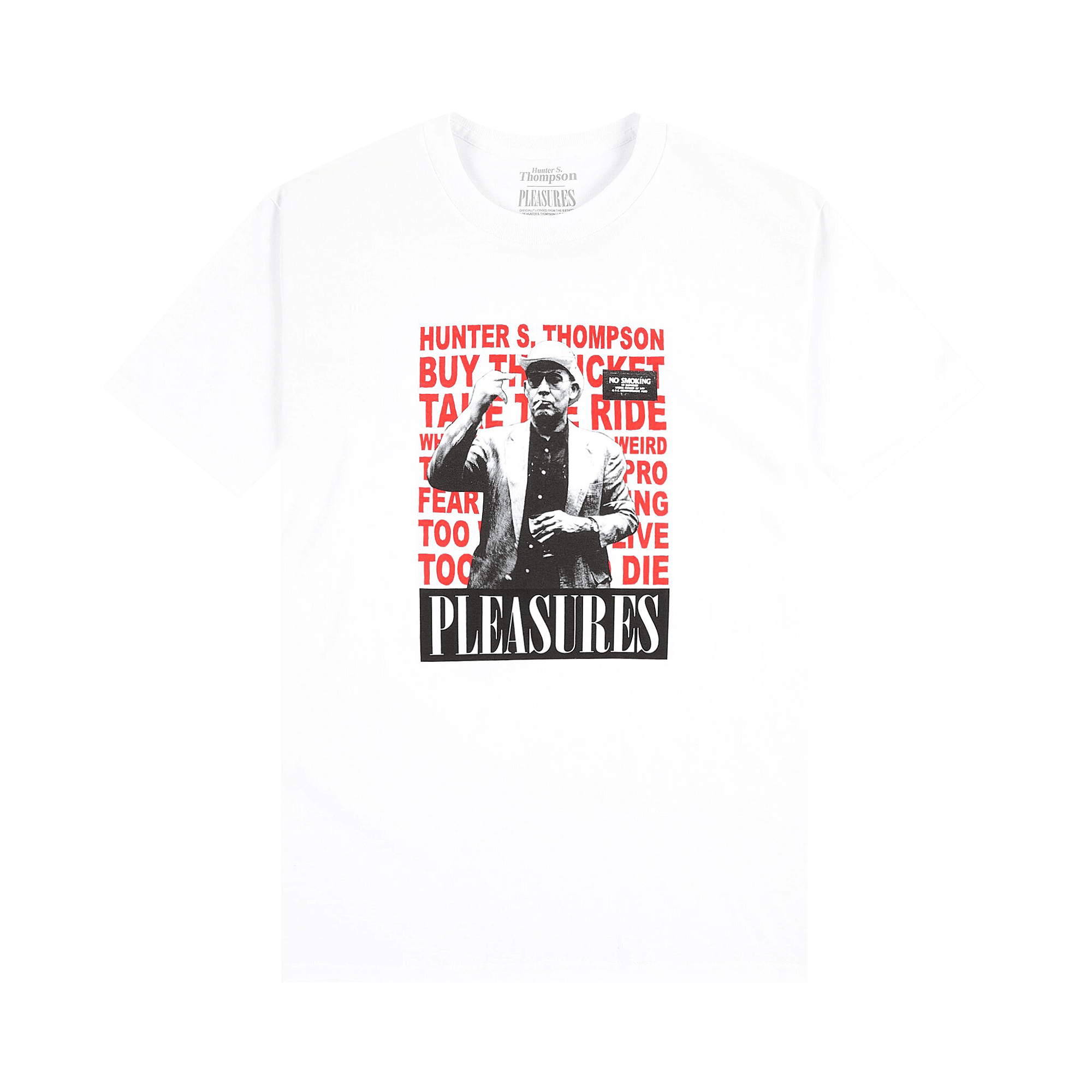 Pleasures No Smoking T-Shirt 'White'