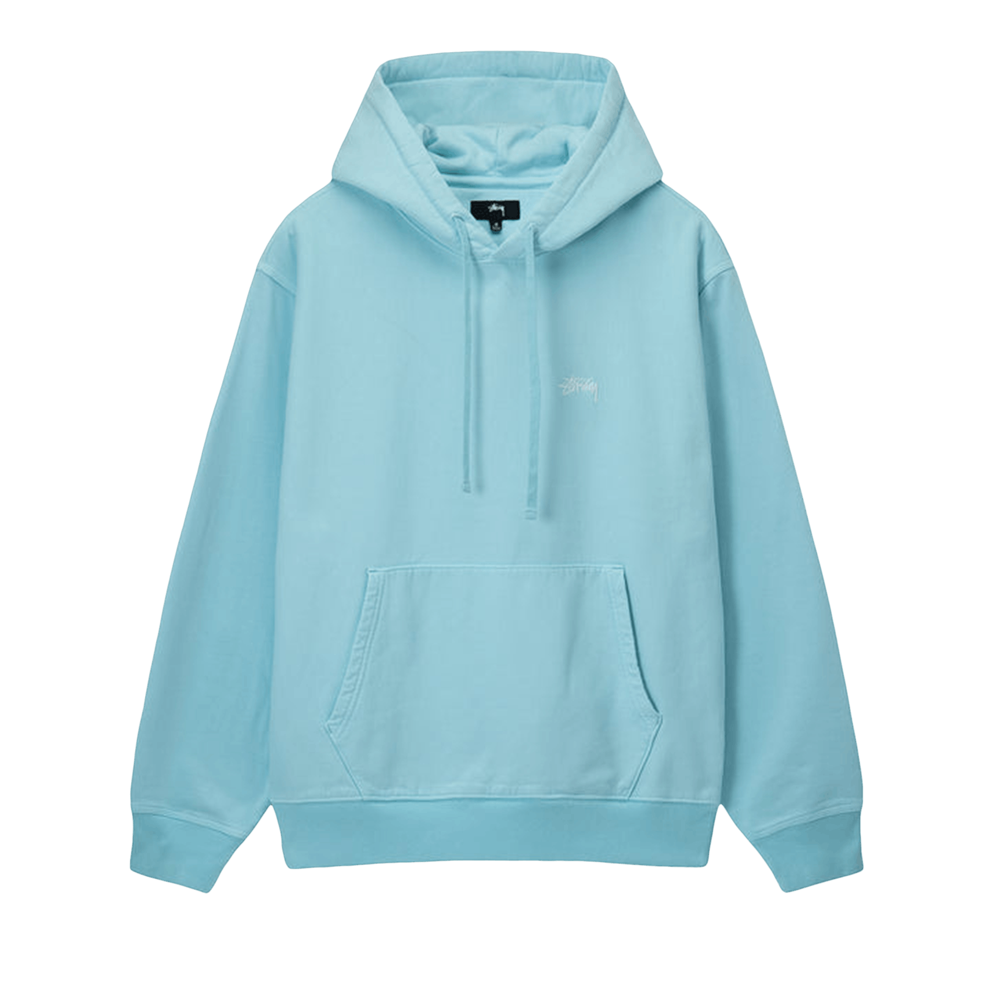 Stussy Overdyed Stock Logo Hoodie 'Blue'