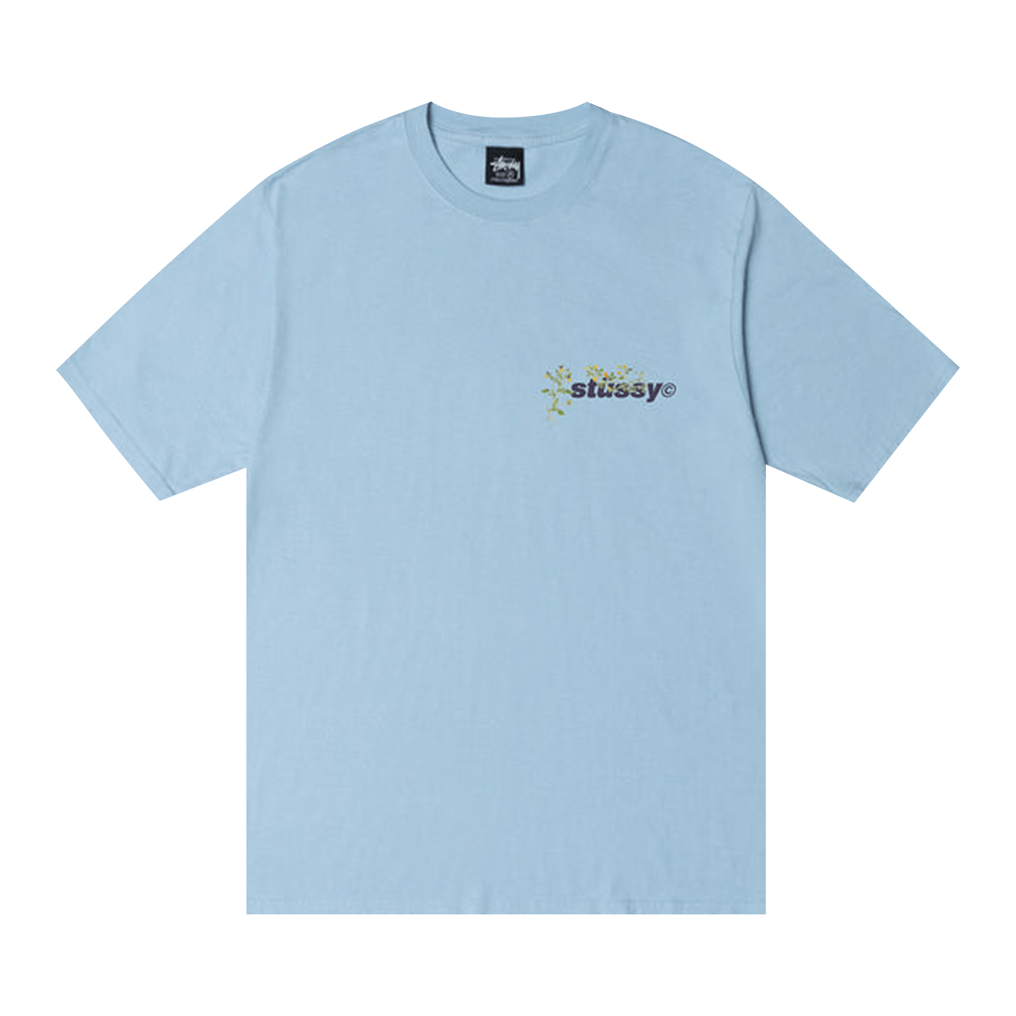 Stussy Bokay Pigment Dyed Tee 'Sky Blue'