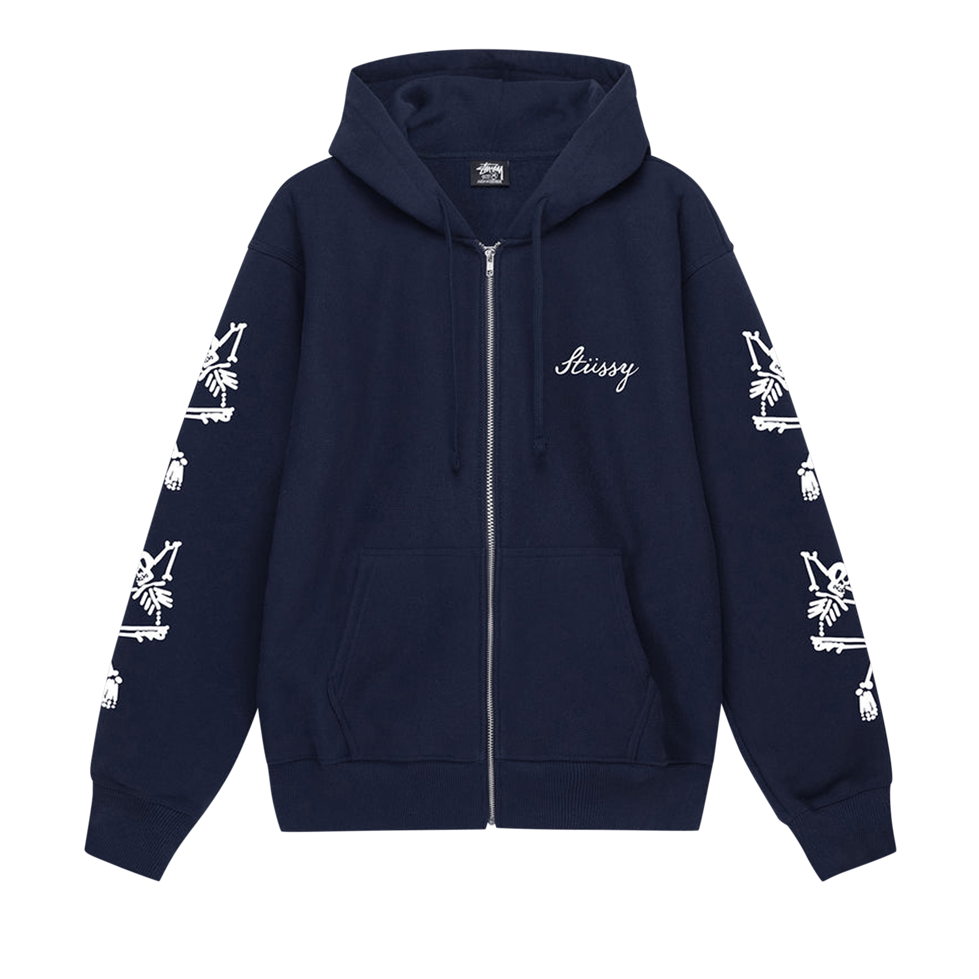 Stussy Paradise Lost Zip Hoodie 'Navy'