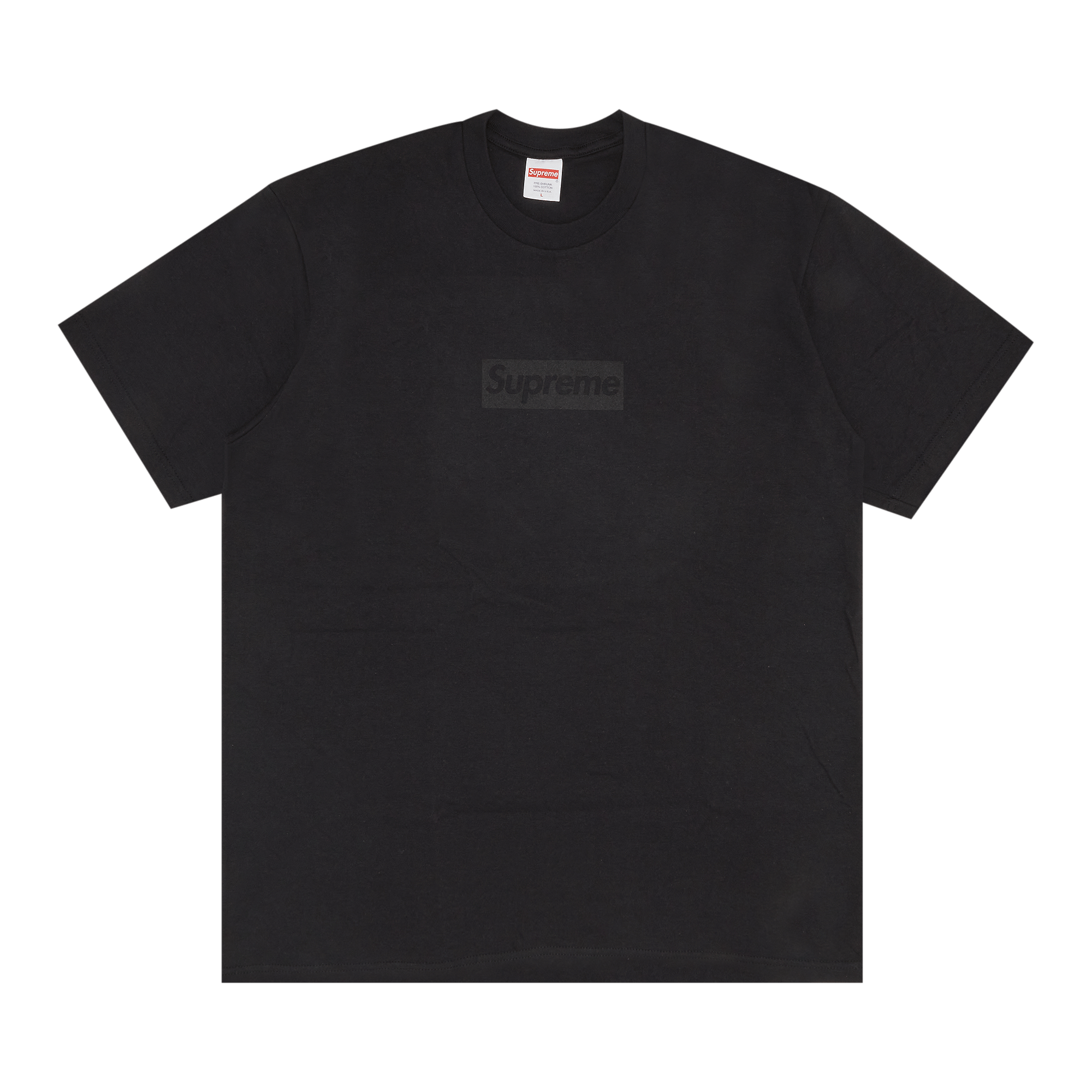 Supreme Tonal Box Logo Tee 'Black'