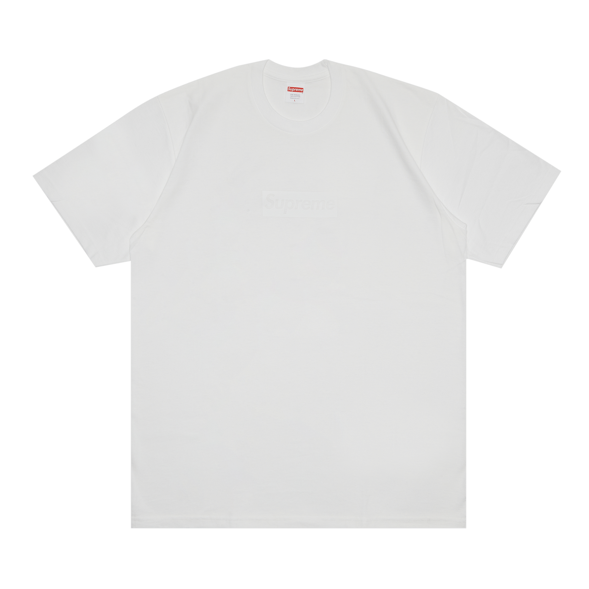 Supreme Tonal Box Logo Tee 'White'