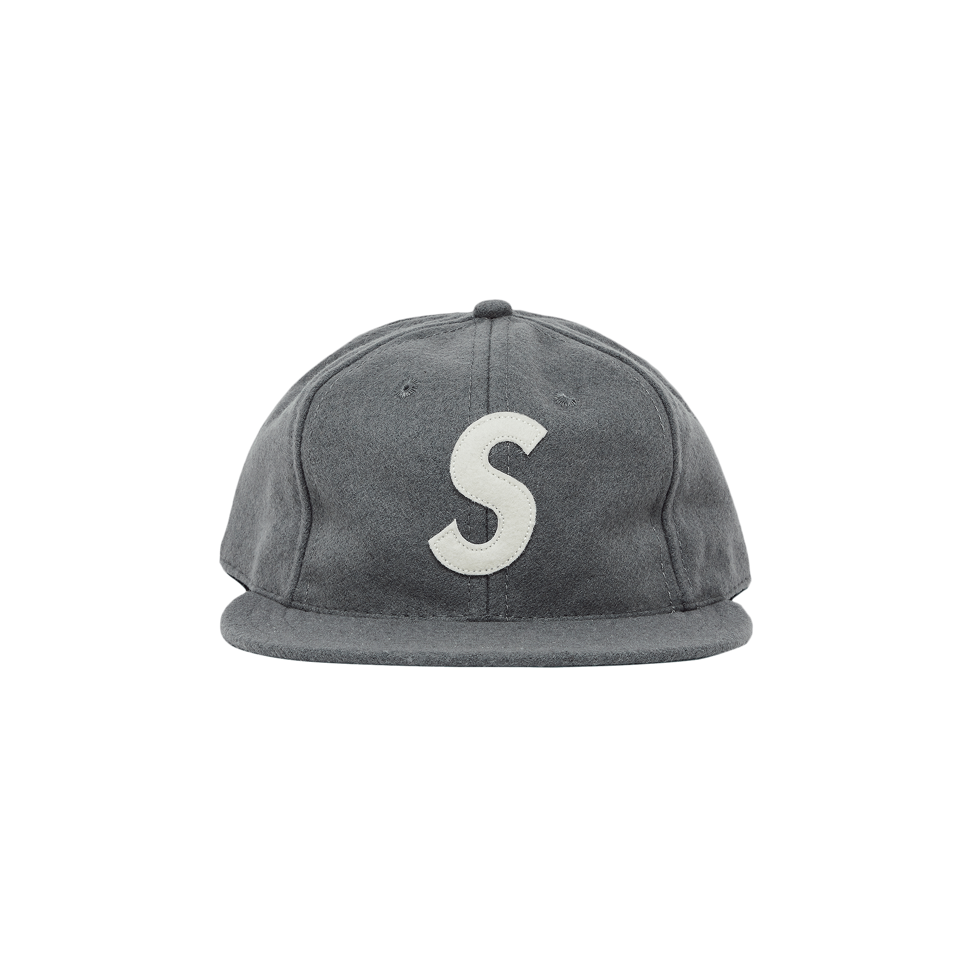 Supreme x Ebbets S Logo Fitted 6-Panel 'Grey'