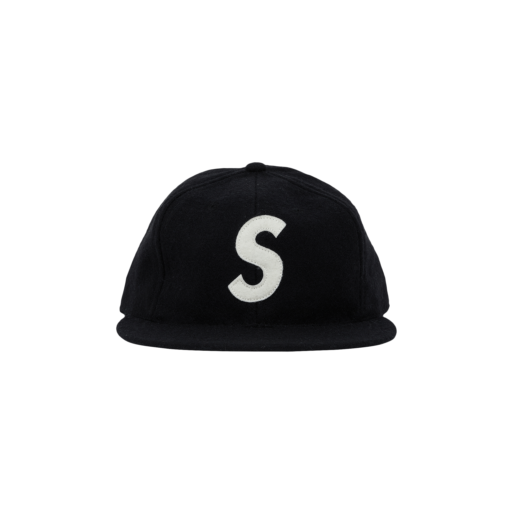 Supreme x Ebbets S Logo Fitted 6-Panel 'Black'
