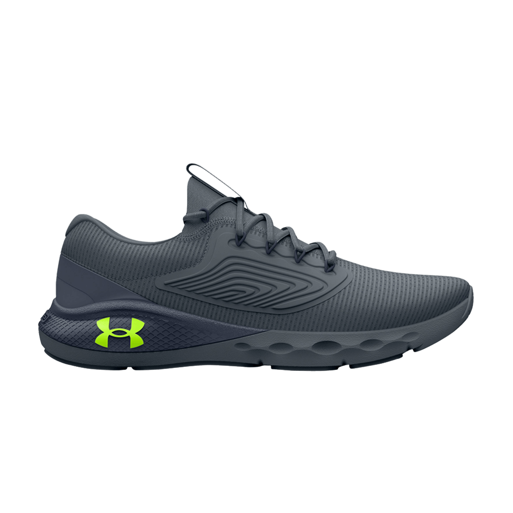 Pre-owned Under Armour Charged Vantage 2 'gravel Lime Surge' In Grey