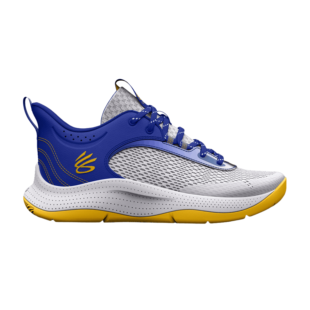 Pre-owned Under Armour Curry 3z6 Gs 'warriors Home' In White