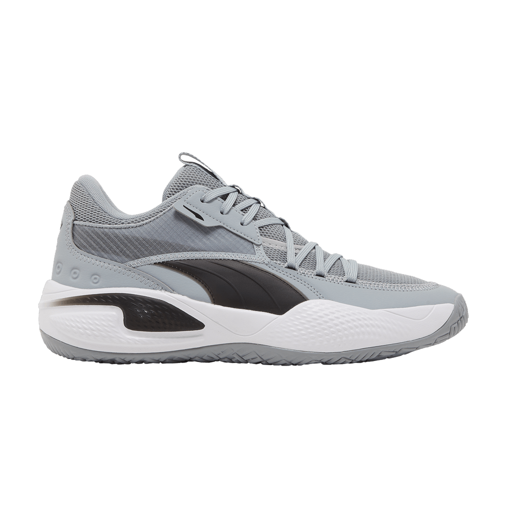 Pre-owned Puma Court Rider Team 'quarry' In Grey