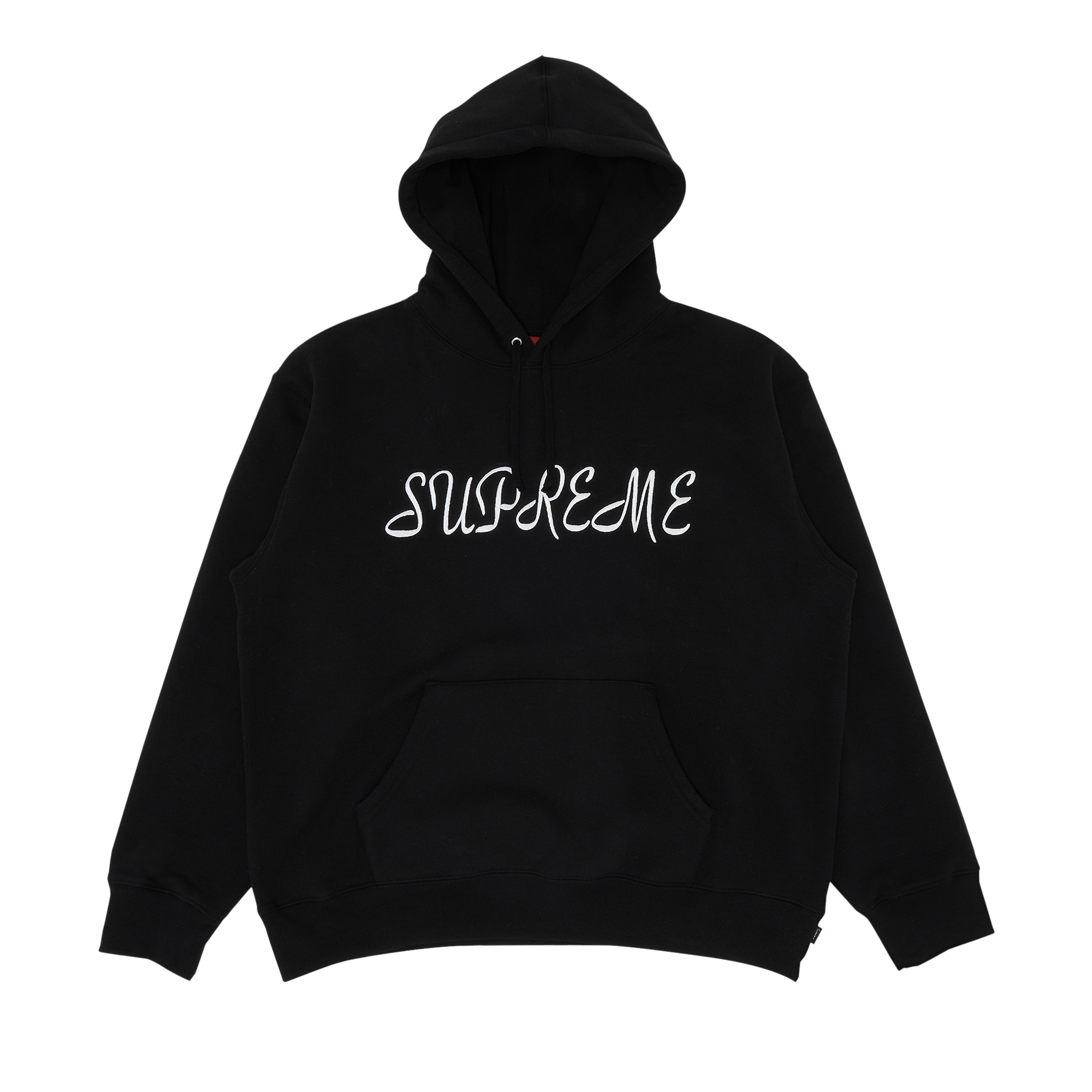Supreme Script Hooded Sweatshirt 'Black'