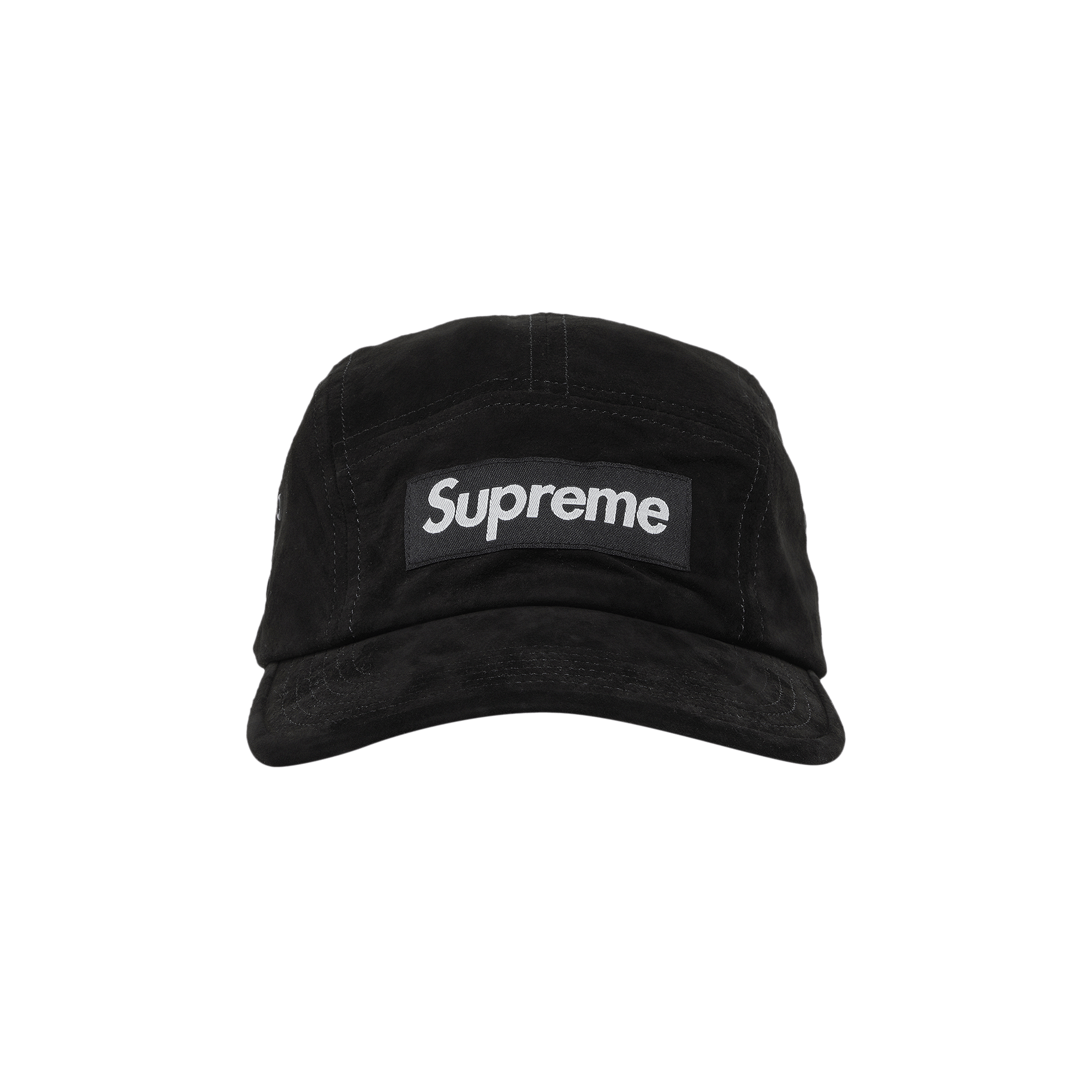Supreme Suede Camp Cap 'Black'