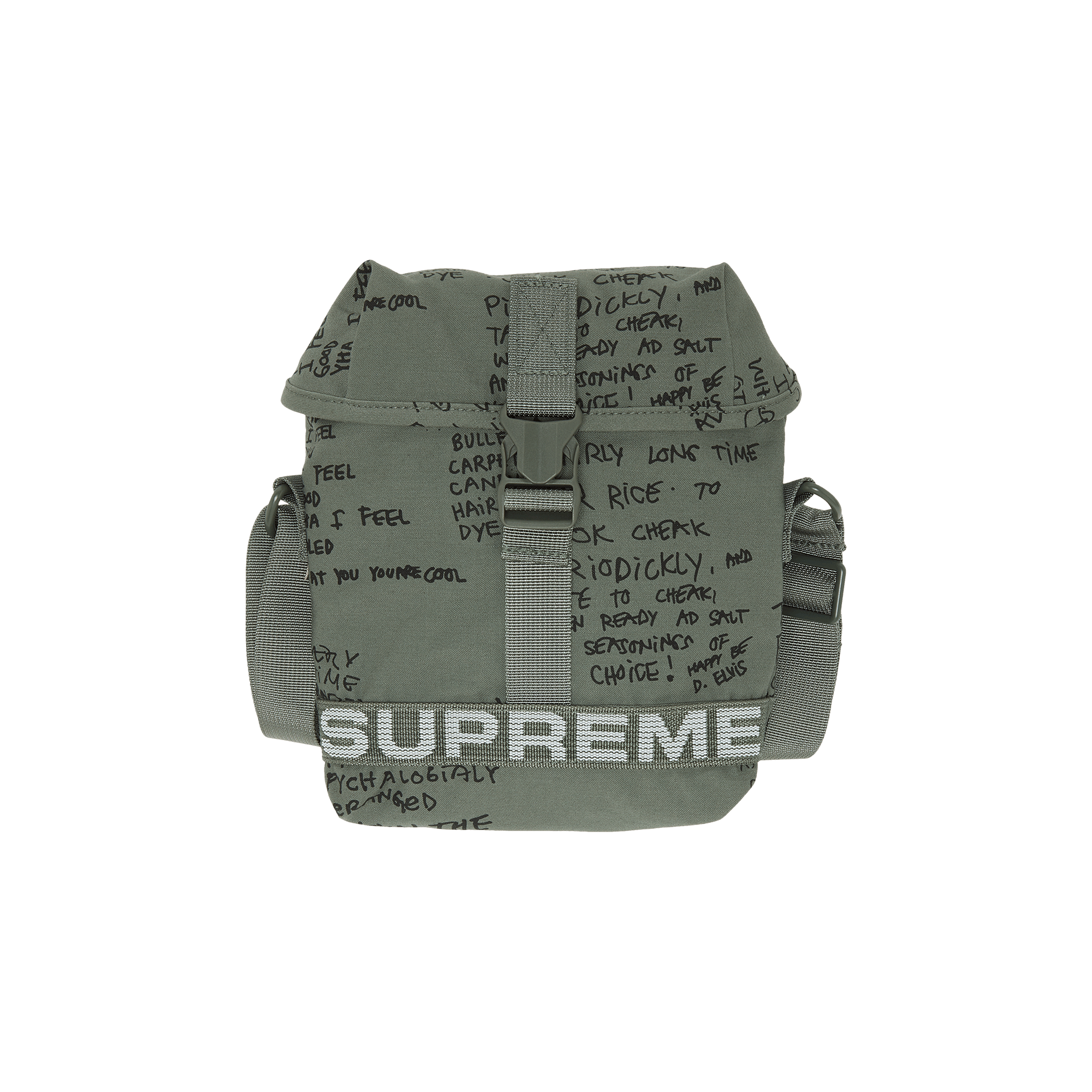Supreme Field Side Bag 'Olive Gonz'
