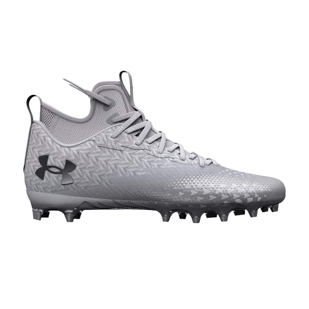 Pre-owned Under Armour Spotlight Clone 3.0 Mc 'white Metallic Silver'