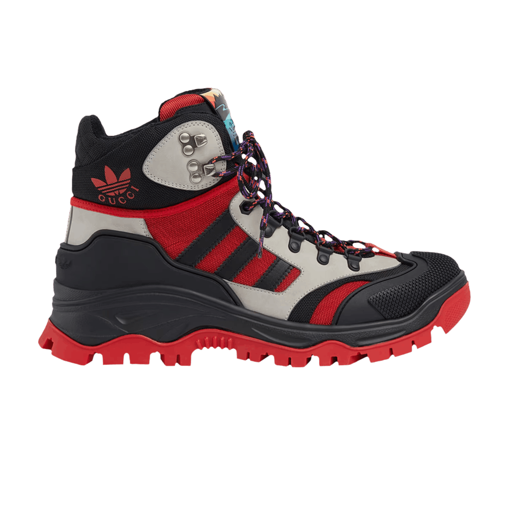 Adidas x Gucci Lace Up Boot 'Black Red'