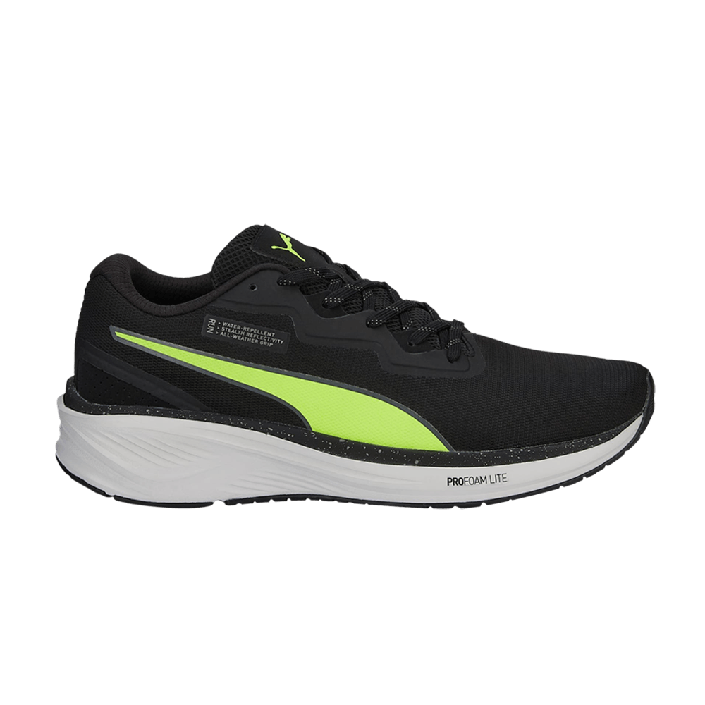 Pre-owned Puma Aviator Profoam 'sky Winter - Black Lime Squeeze'