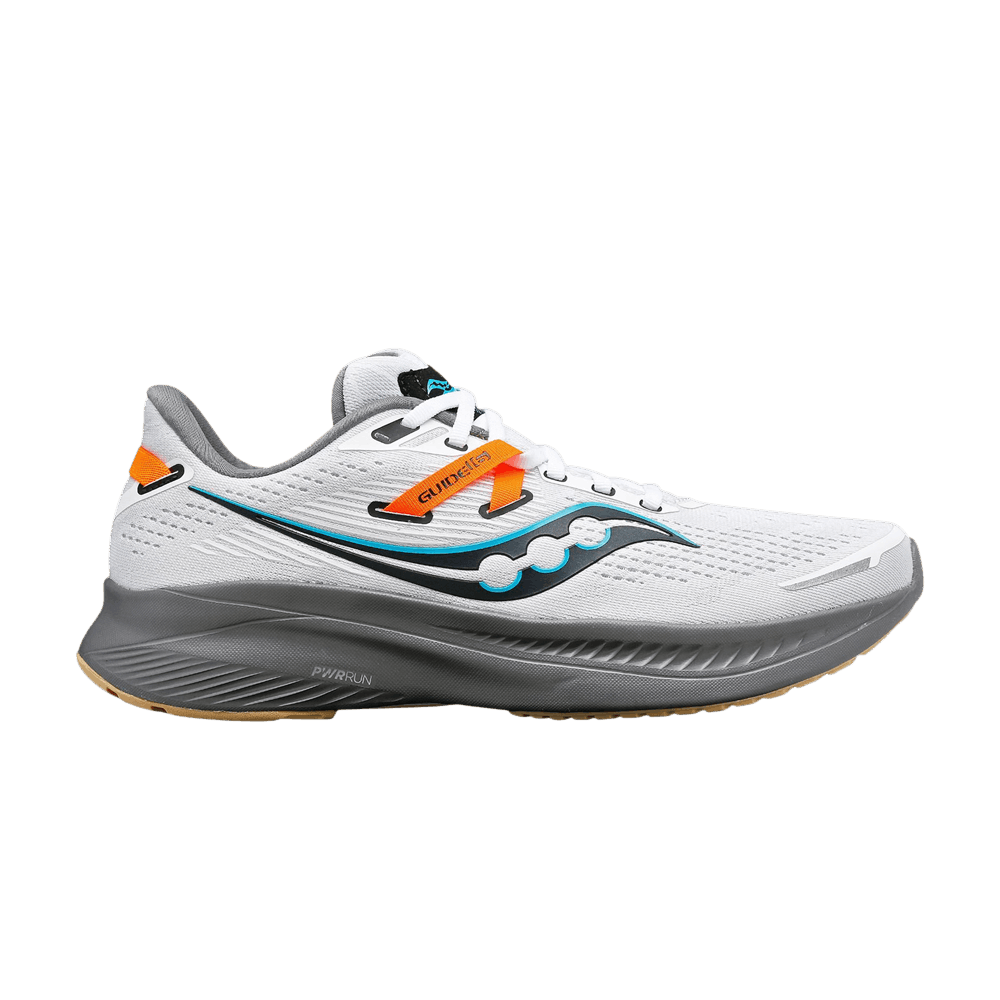 Saucony Guide 16 'White Orange Gravel'