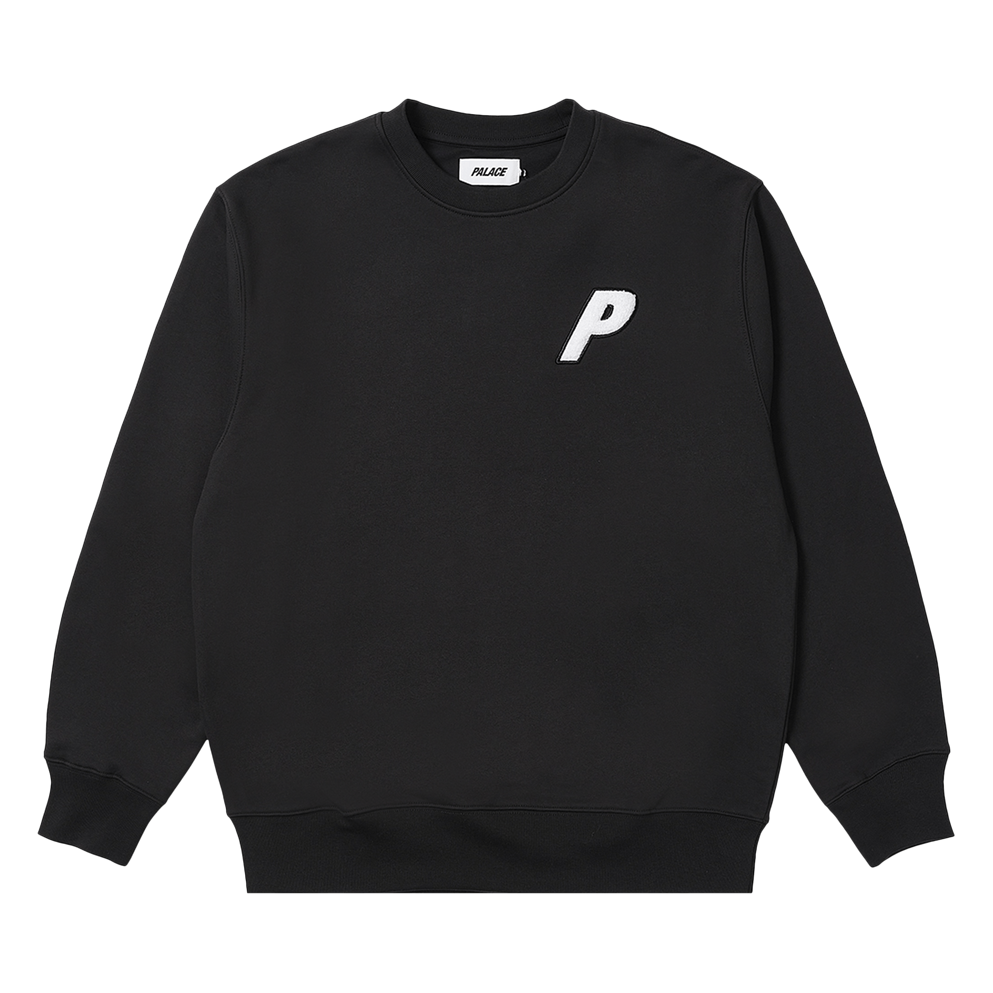 Palace Fleece Tri-Ferg Crew 'Black'
