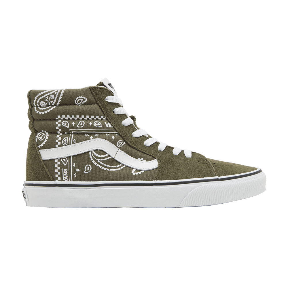 Vans Sk8-Hi 'Peace Paisley - Grape Leaf'