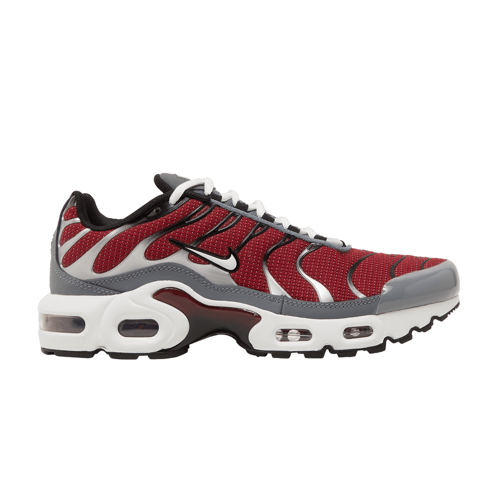 Nike Air Max Plus GS 'Team Red Cool Grey'