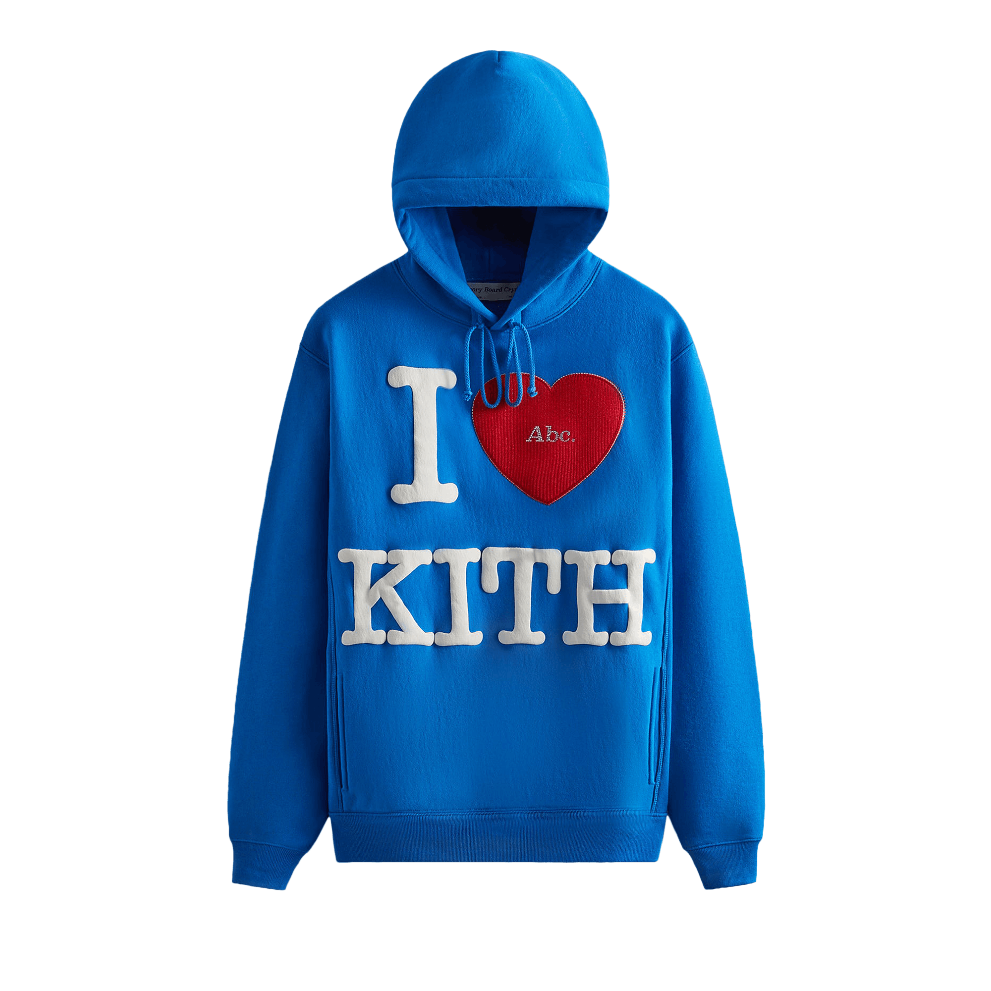 Kith For Advisory Board Crystals I Love Kith Hoodie 'Blue'