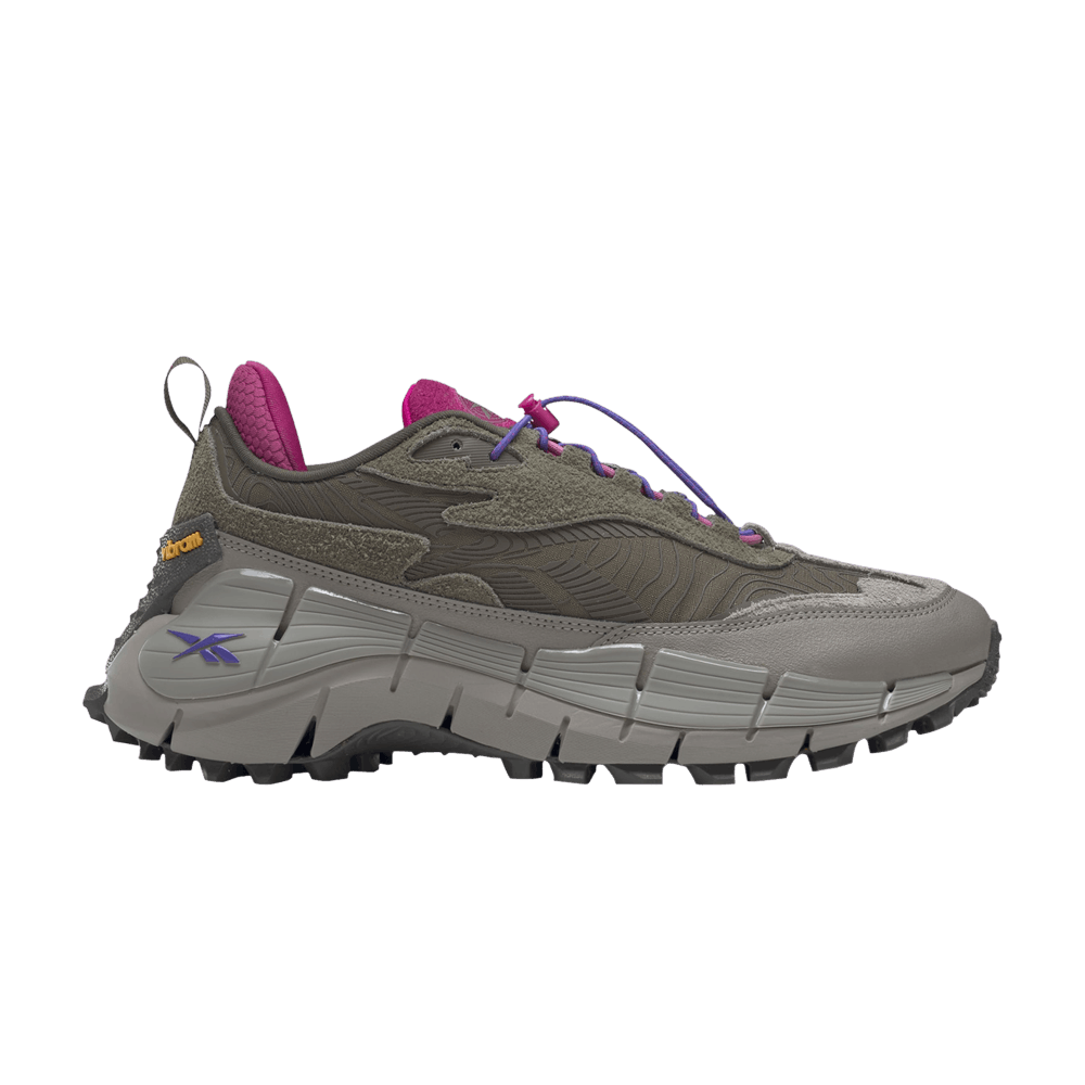 Reebok Zig Kinetica 2.5 Edge 'Army Green Pink'
