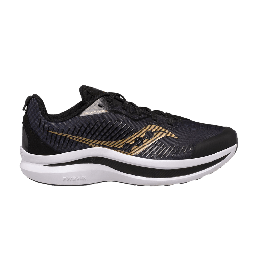 Saucony Endorphin KDZ Big Kid 'Black Gold'