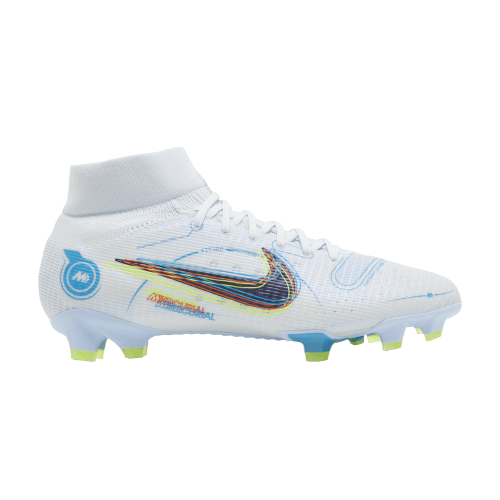 Buy Mercurial Superfly 8 Pro FG 'Grey Light Marine' - DJ2848