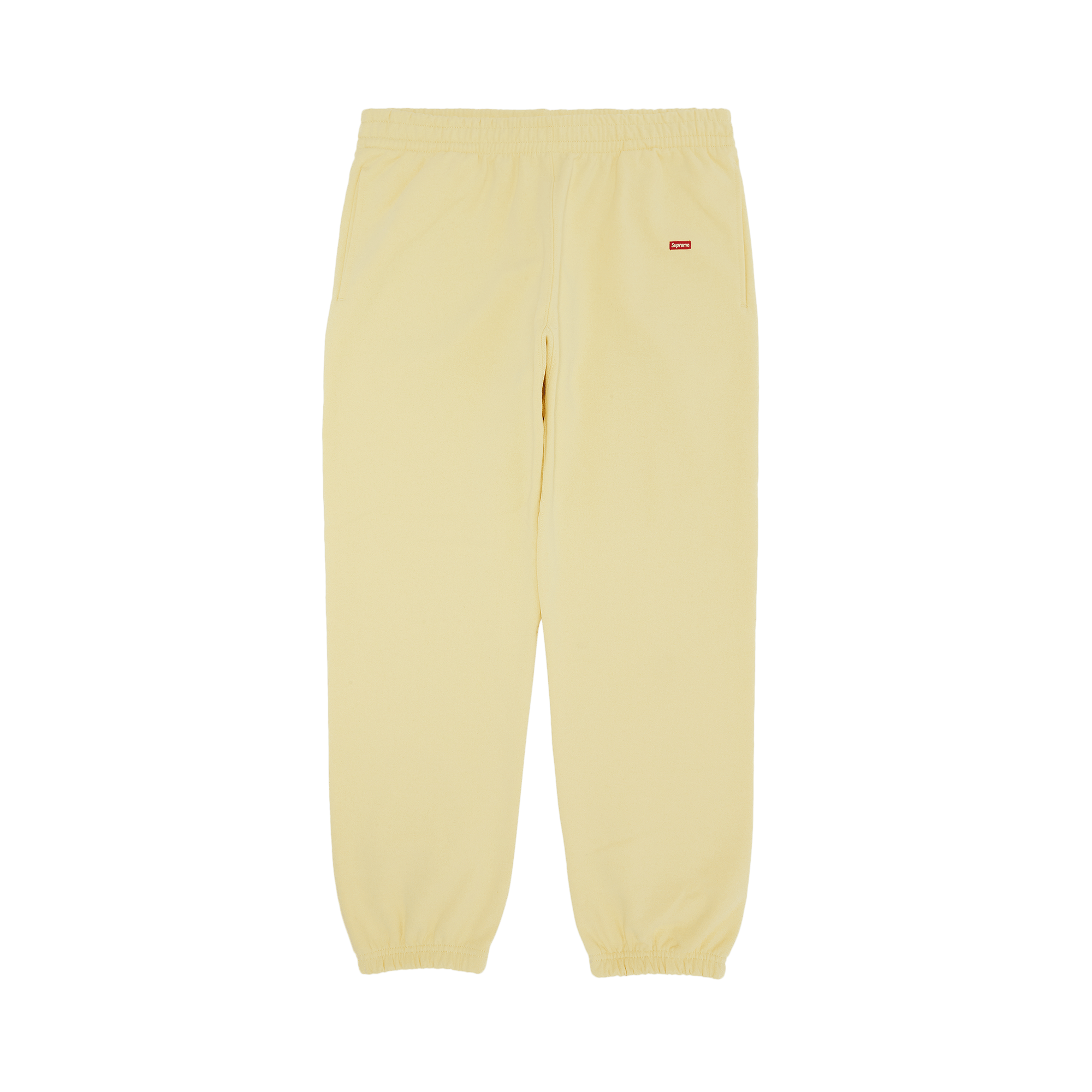 Supreme Small Box Sweatpant 'Light Yellow'