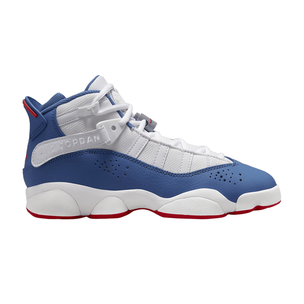 AIR JORDAN AIR JORDAN JORDAN 6 RINGS GS 'WHITE TRUE BLUE'