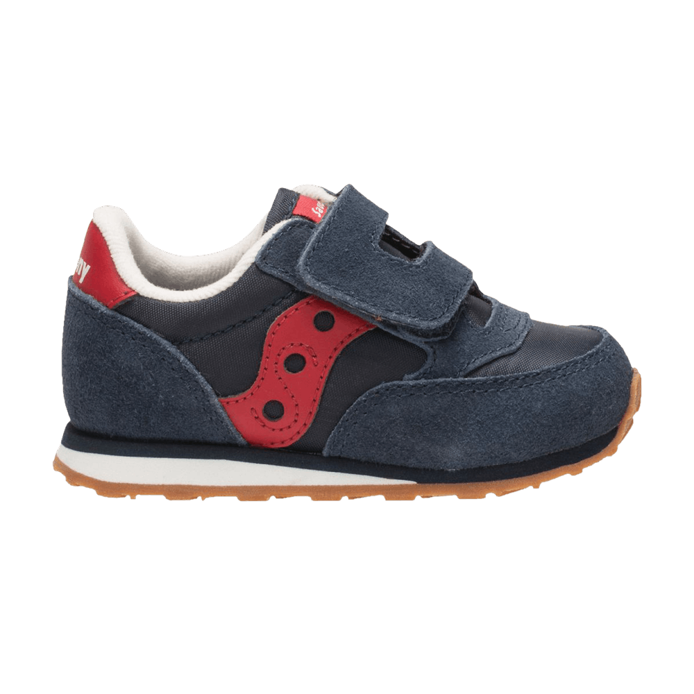 Saucony Jazz Hook & Loop Big Kid 'Navy Red'