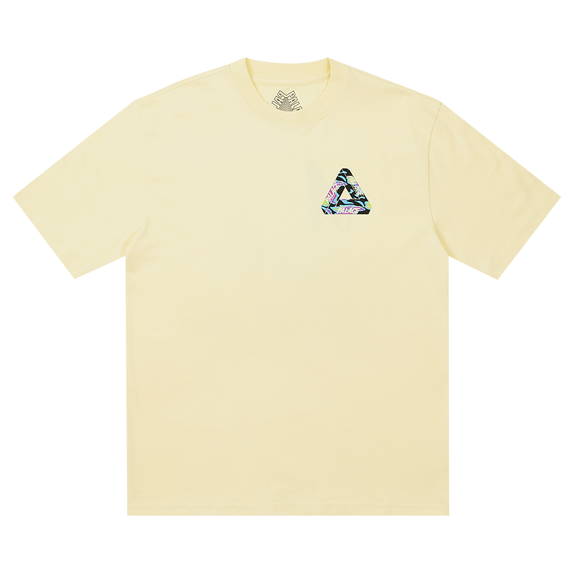 Palace Jungle Camo Tri-Ferg T-Shirt 'Mellow Yellow'