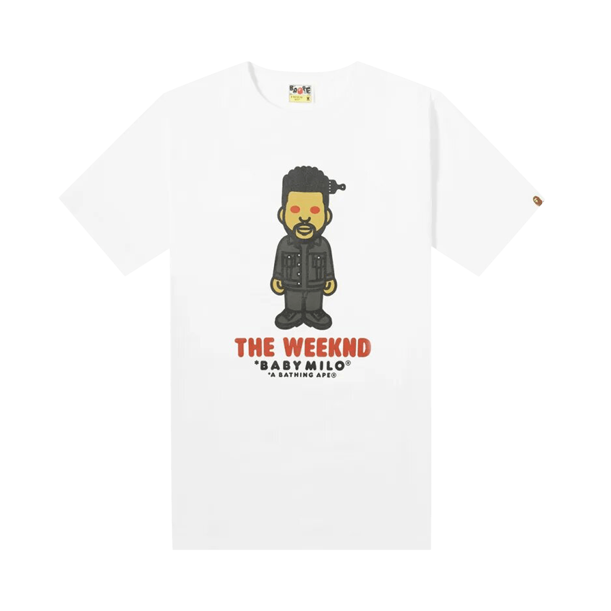BAPE x XO The Weeknd Baby Milo Tee 'White'