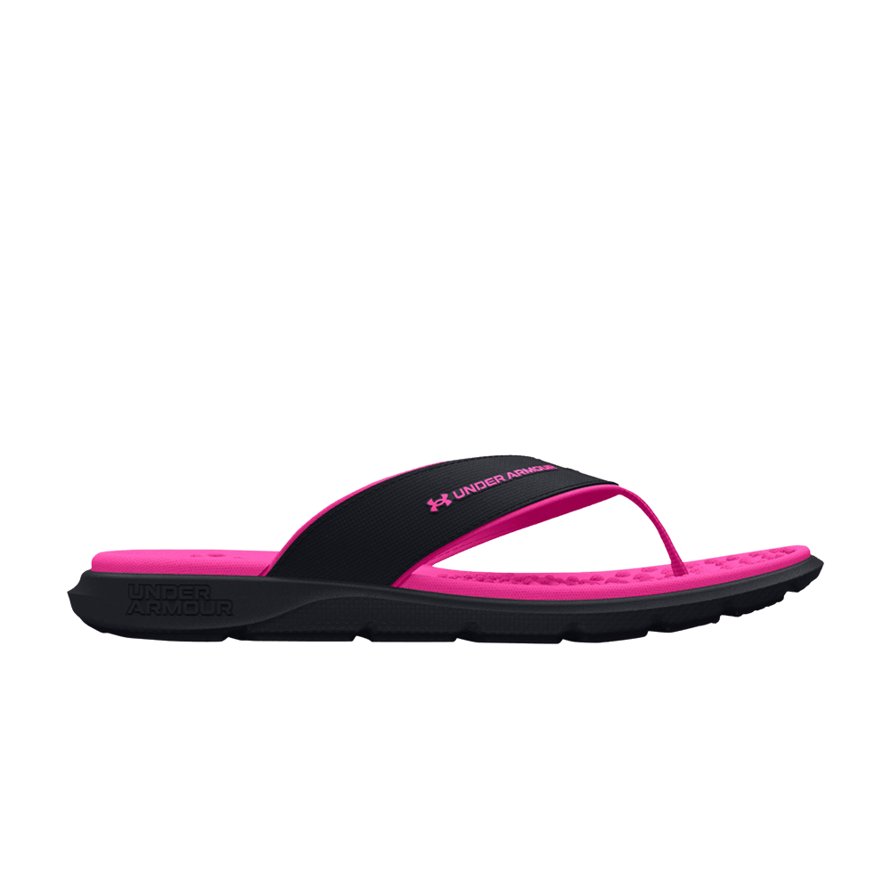 Pre-owned Under Armour Wmns Ignite Pro Marbella Sandal 'black Rebel Pink'