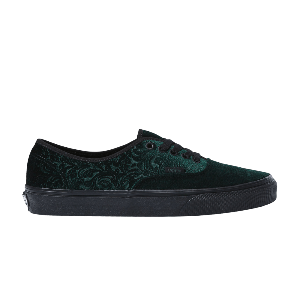Vans Authentic 'Velvet - Jungle Green Black'