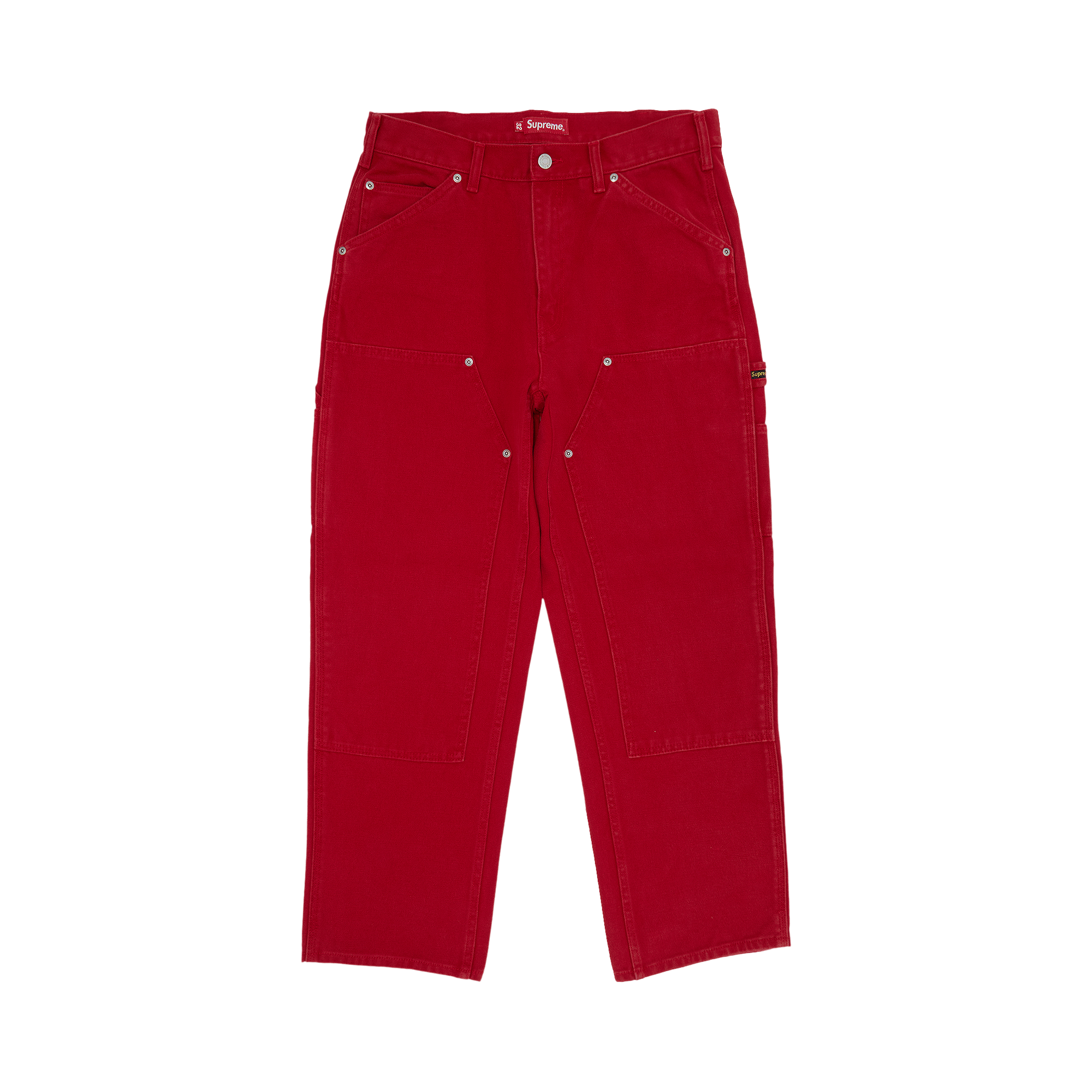 Supreme Double Knee Painter Pant 'Red'