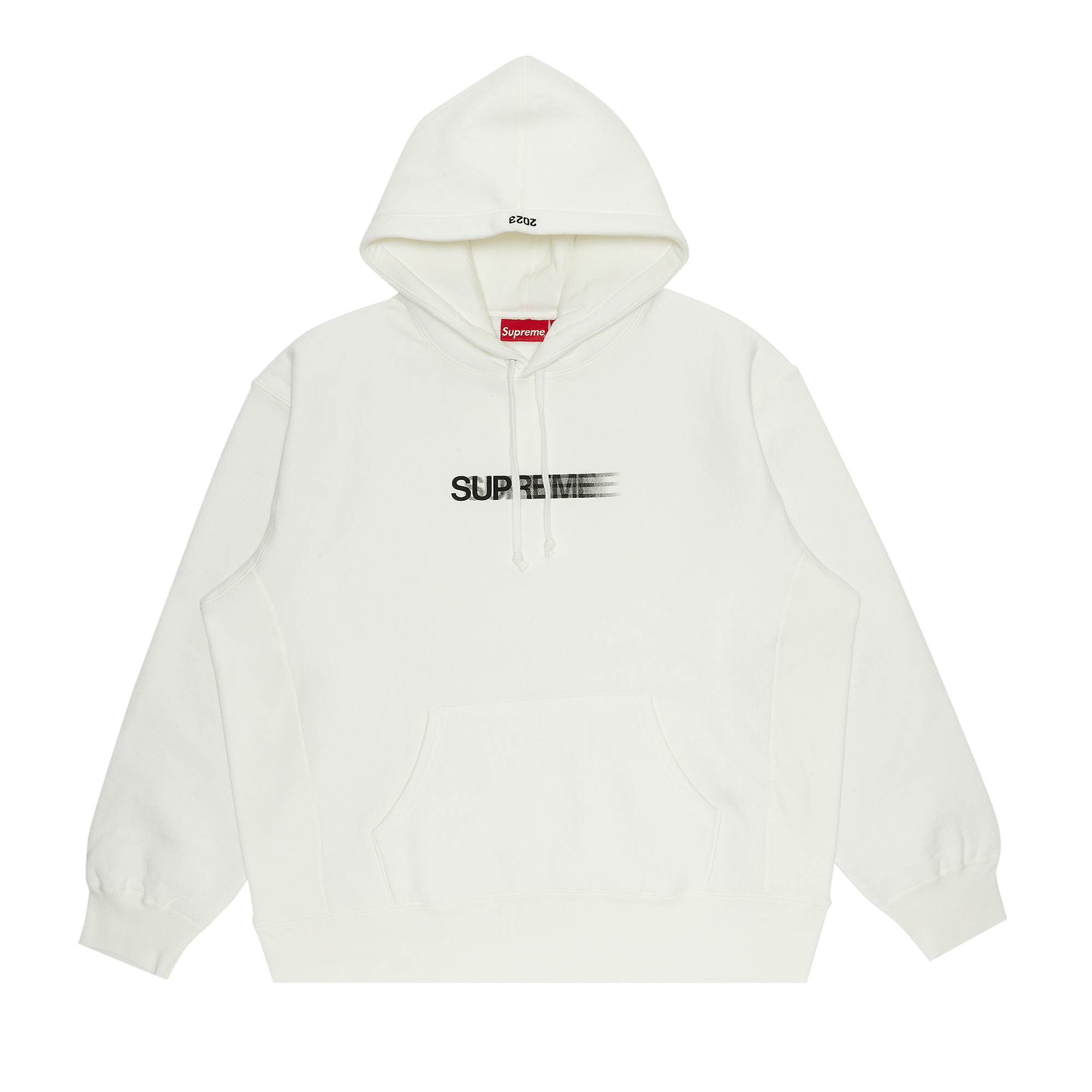 Supreme Motion Logo Hooded Sweatshirt 'White'