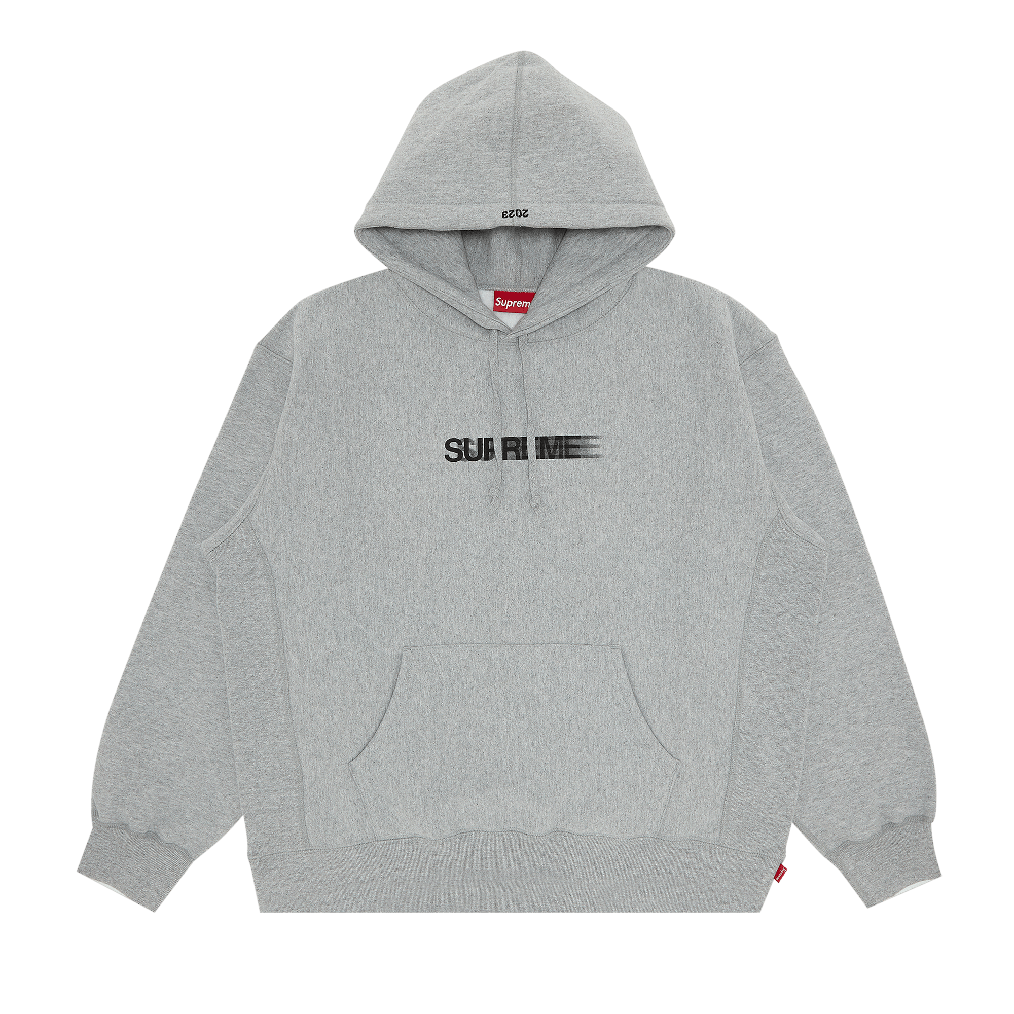 Supreme Motion Logo Hooded Sweatshirt 'Heather Grey'