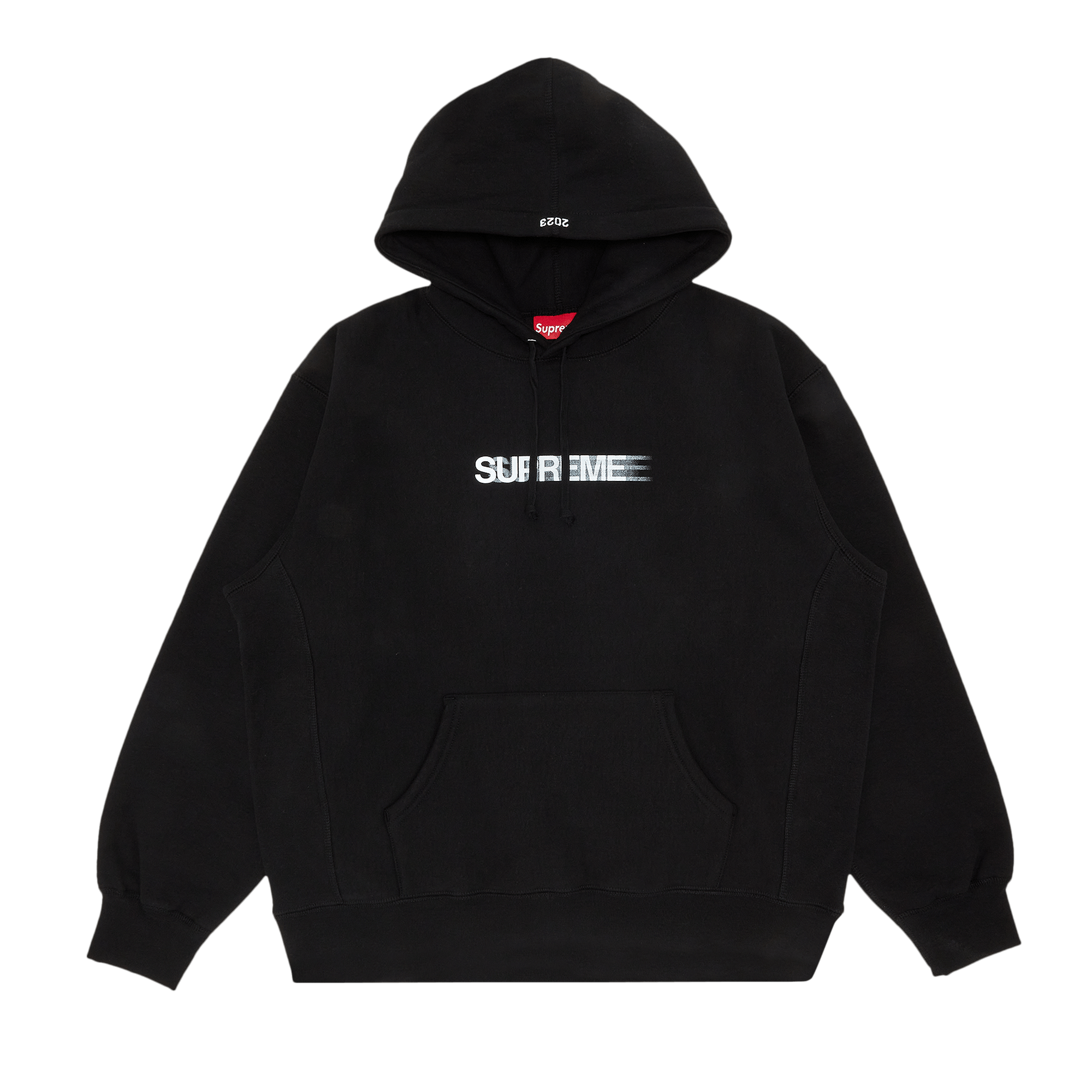 Supreme Motion Logo Hooded Sweatshirt 'Black'