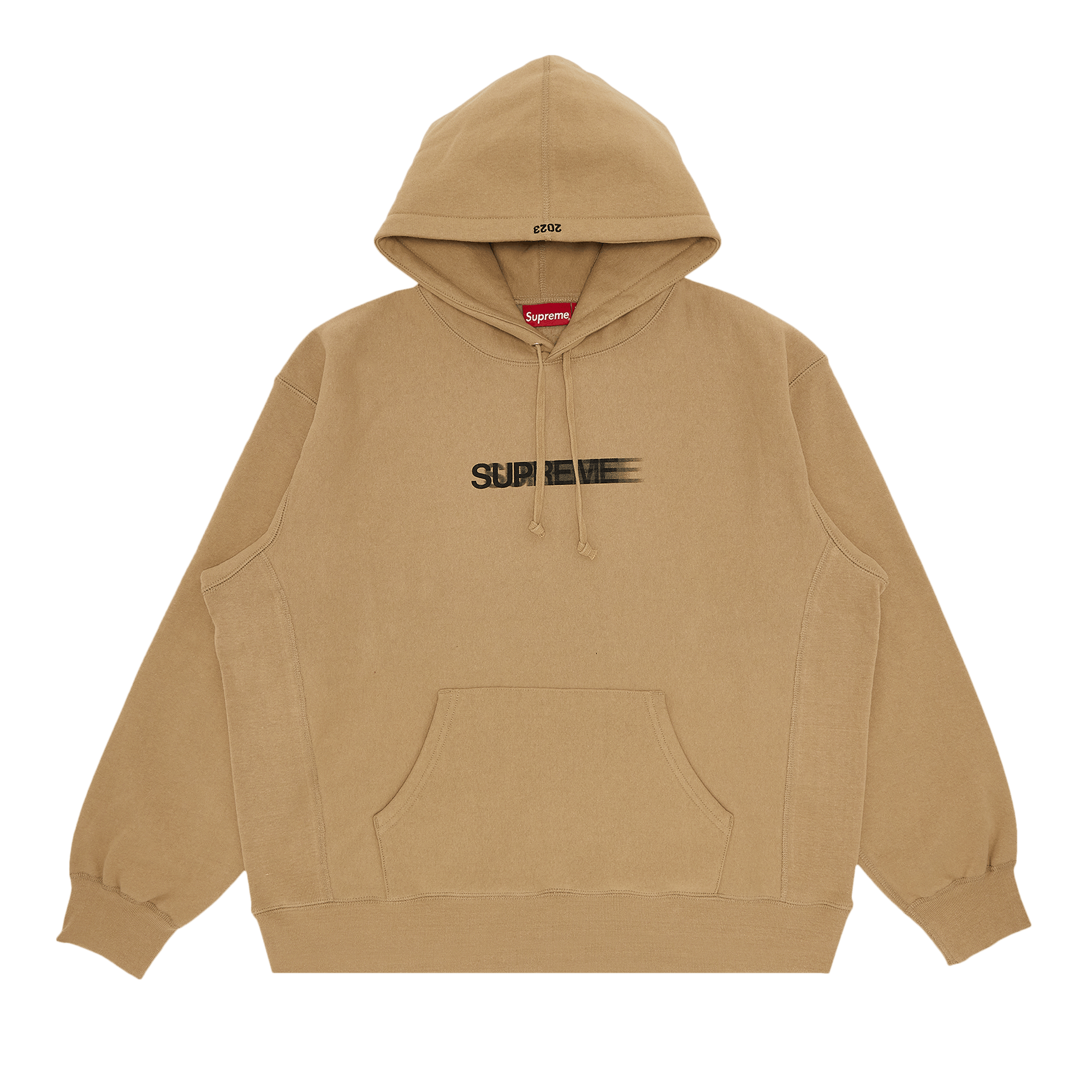 Supreme Motion Logo Hooded Sweatshirt 'Dark Tan'