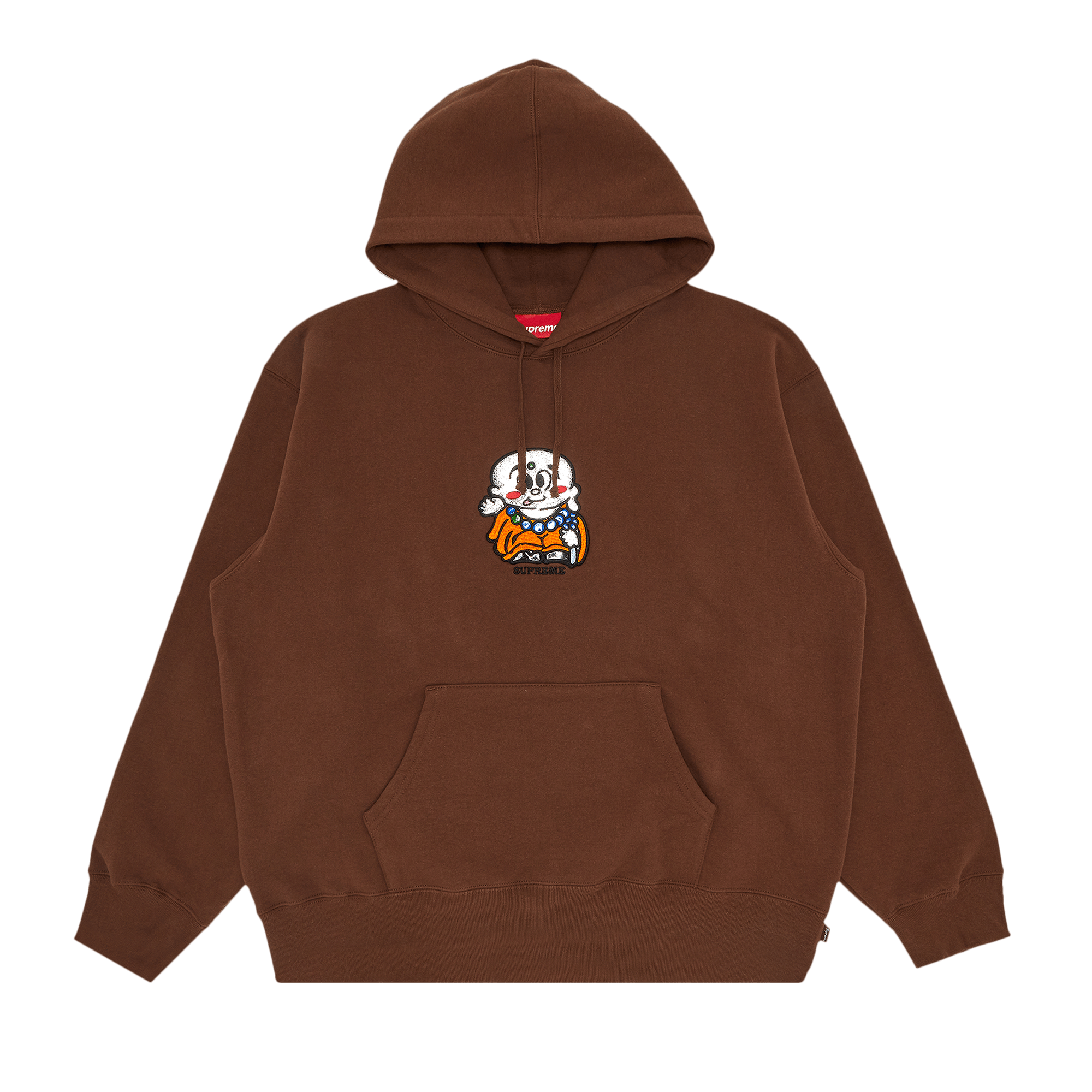 Supreme AOI Buddha Hooded Sweatshirt 'Brown'