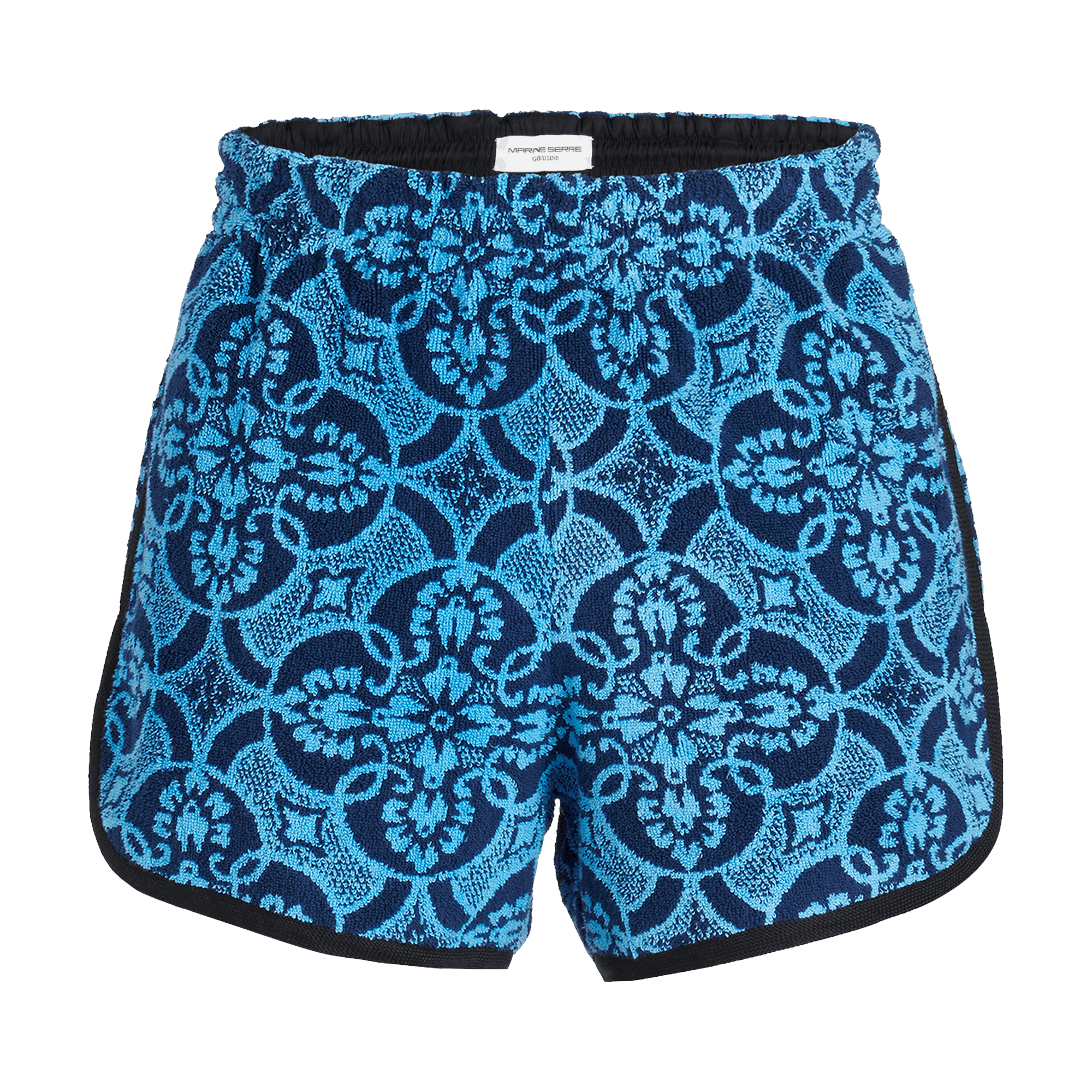 Marine Serre Oriental Towels Running Short 'Oriental Aquarius'
