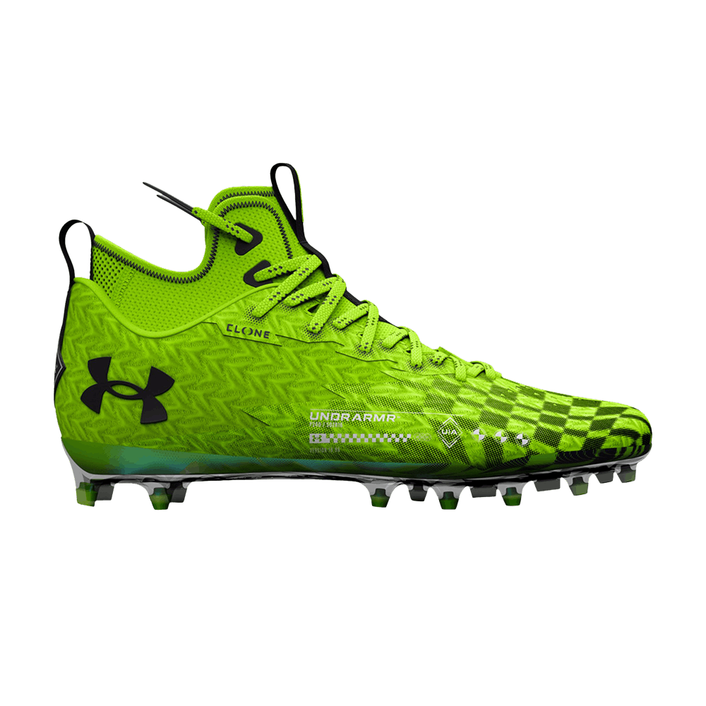 Pre-owned Under Armour Spotlight Clone Mc Le Aa 'lime Surge' In Green