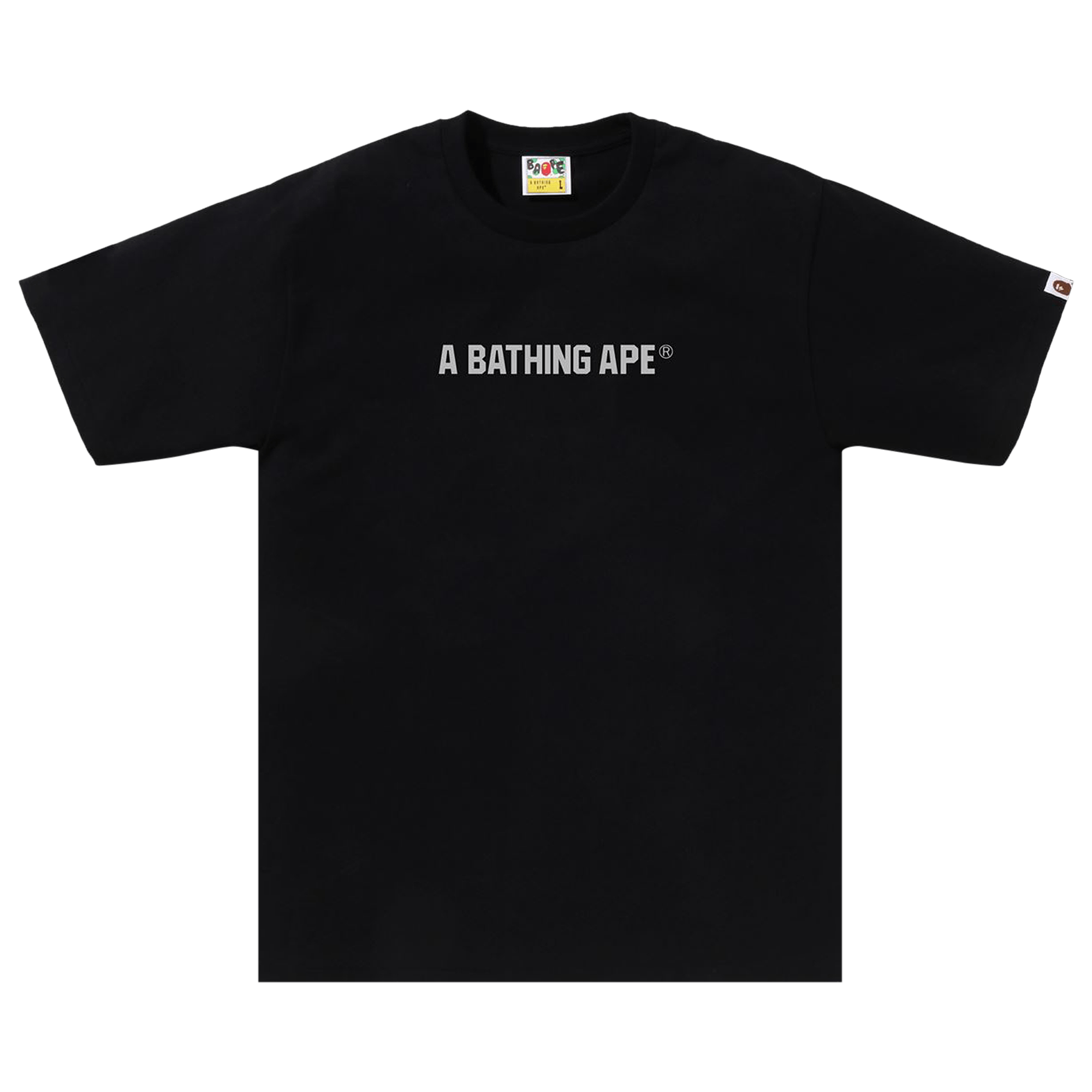 BAPE Honeycomb Camo Busy Works Tee 'Black/Grey'
