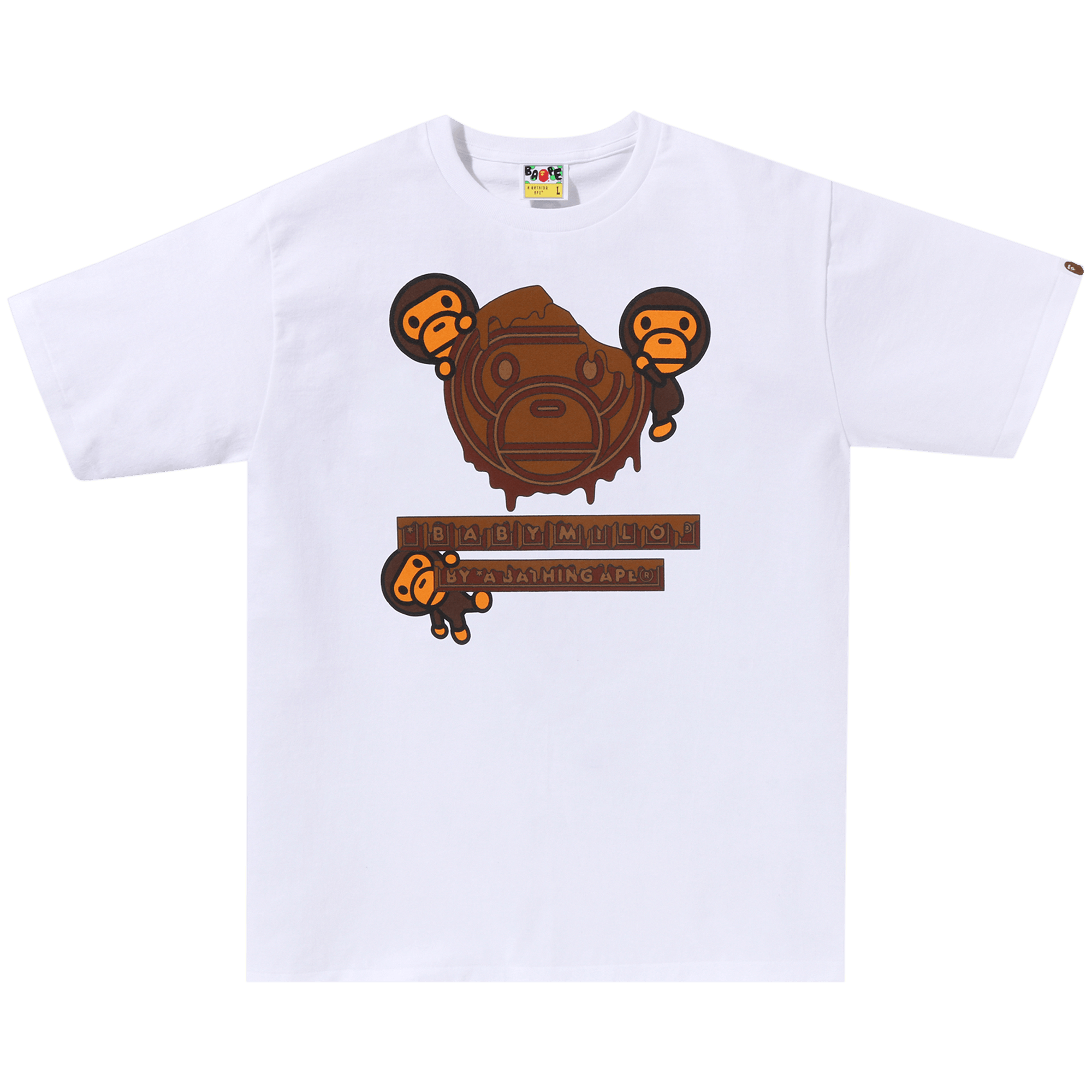 BAPE Valentine Chocolate Baby Milo Tee 'White'