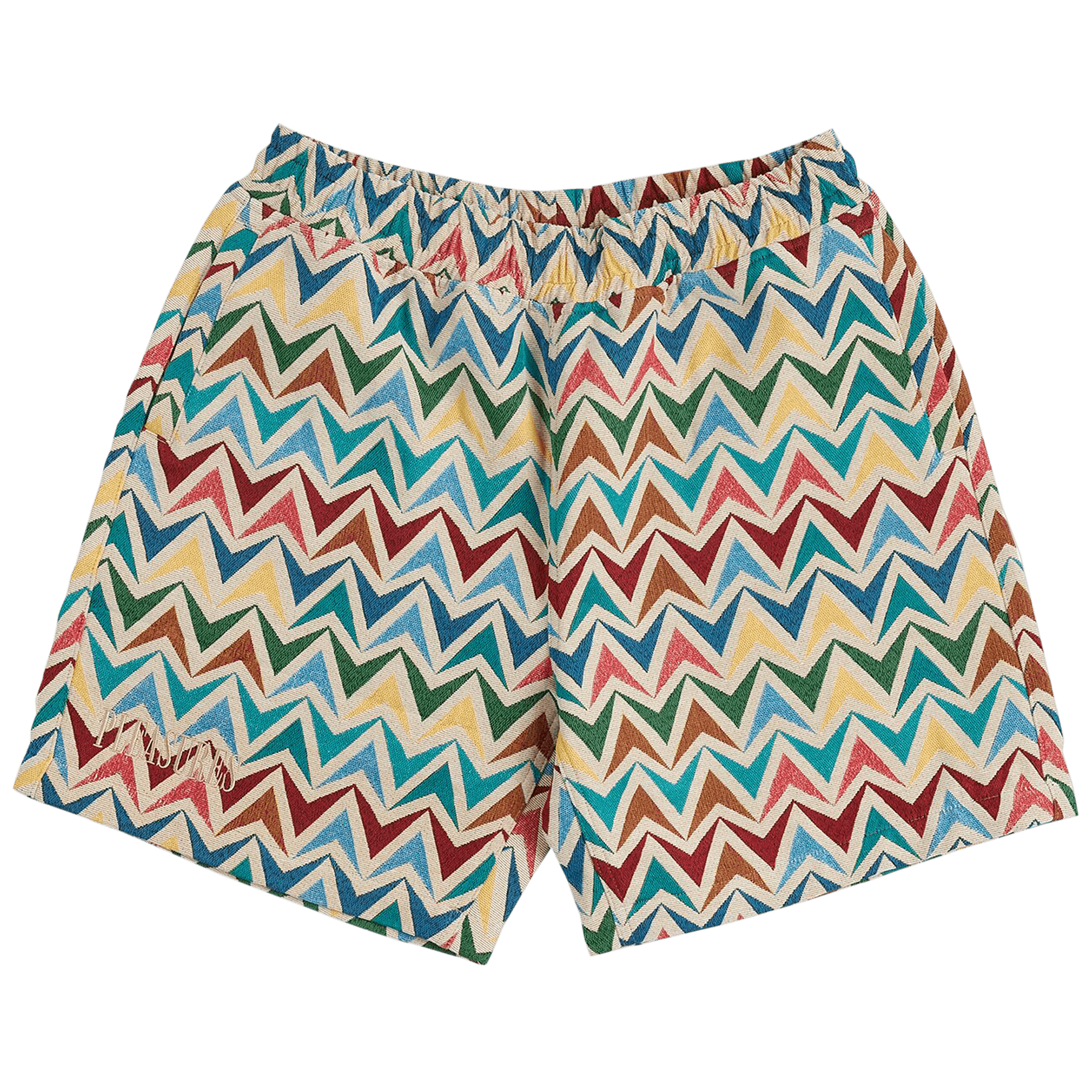 Pleasures Basket Woven Shorts 'Multicolor/Khaki'