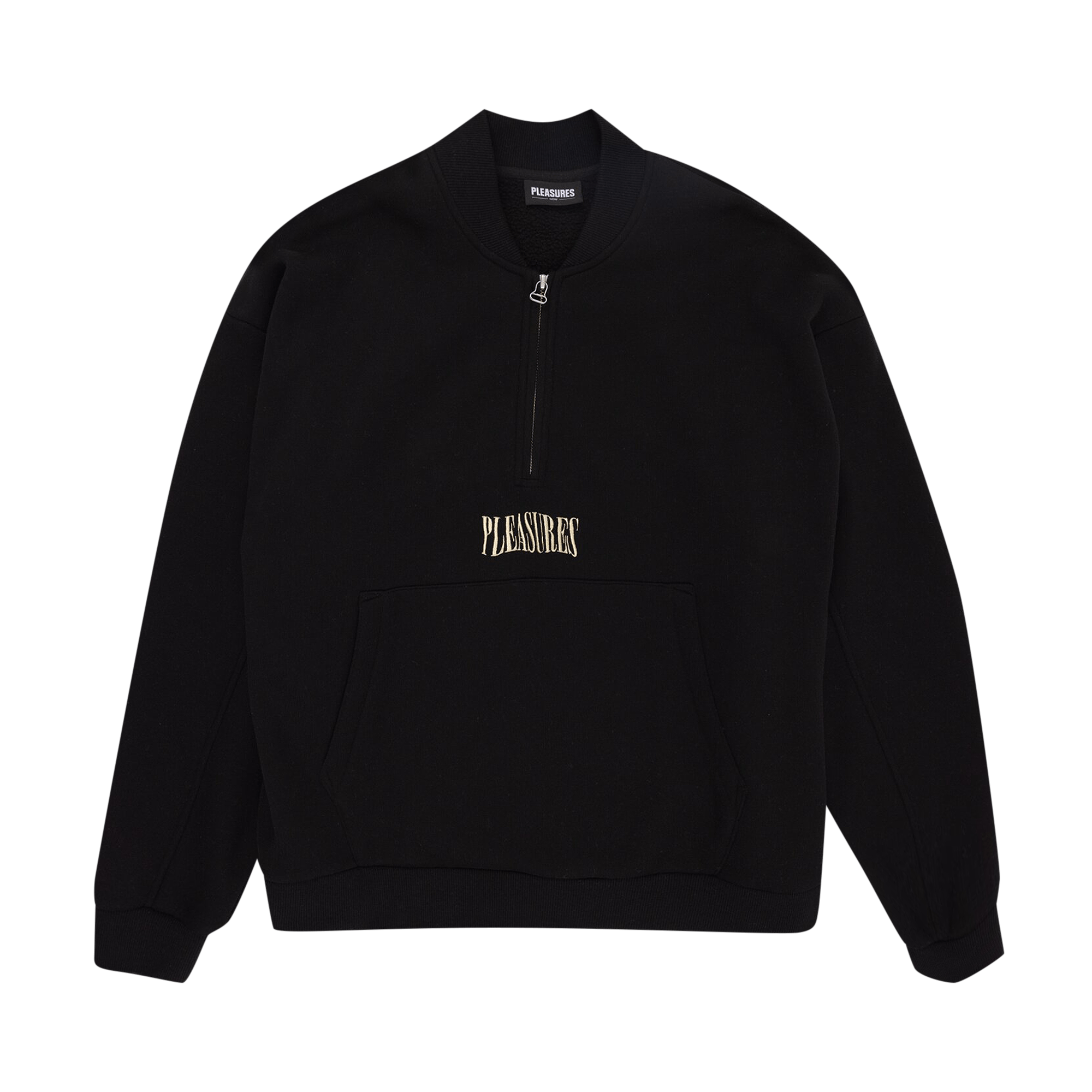 Pleasures Karat Quarter Zip Fleece 'Black'