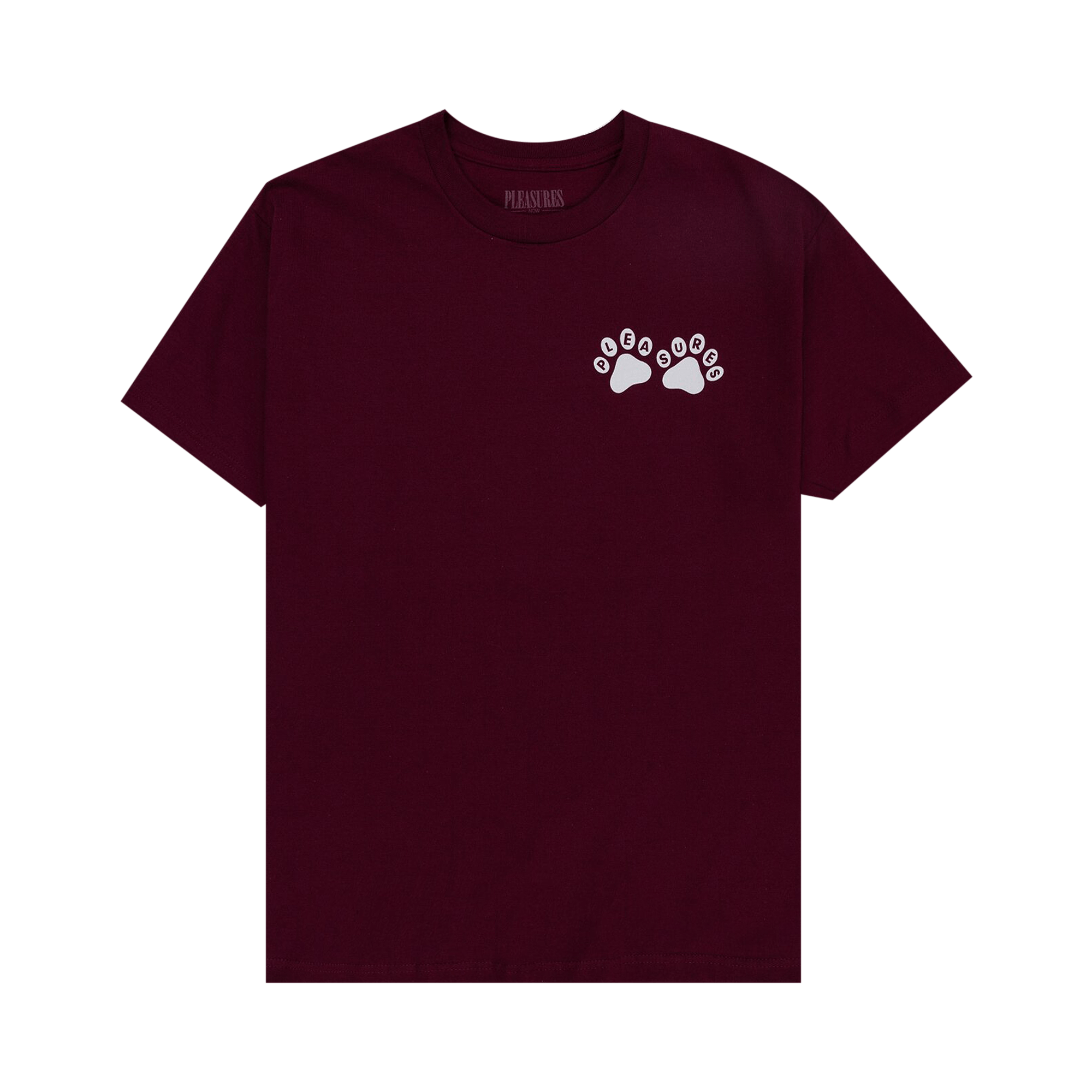 Pleasures Puppies T-Shirt 'Burgundy'
