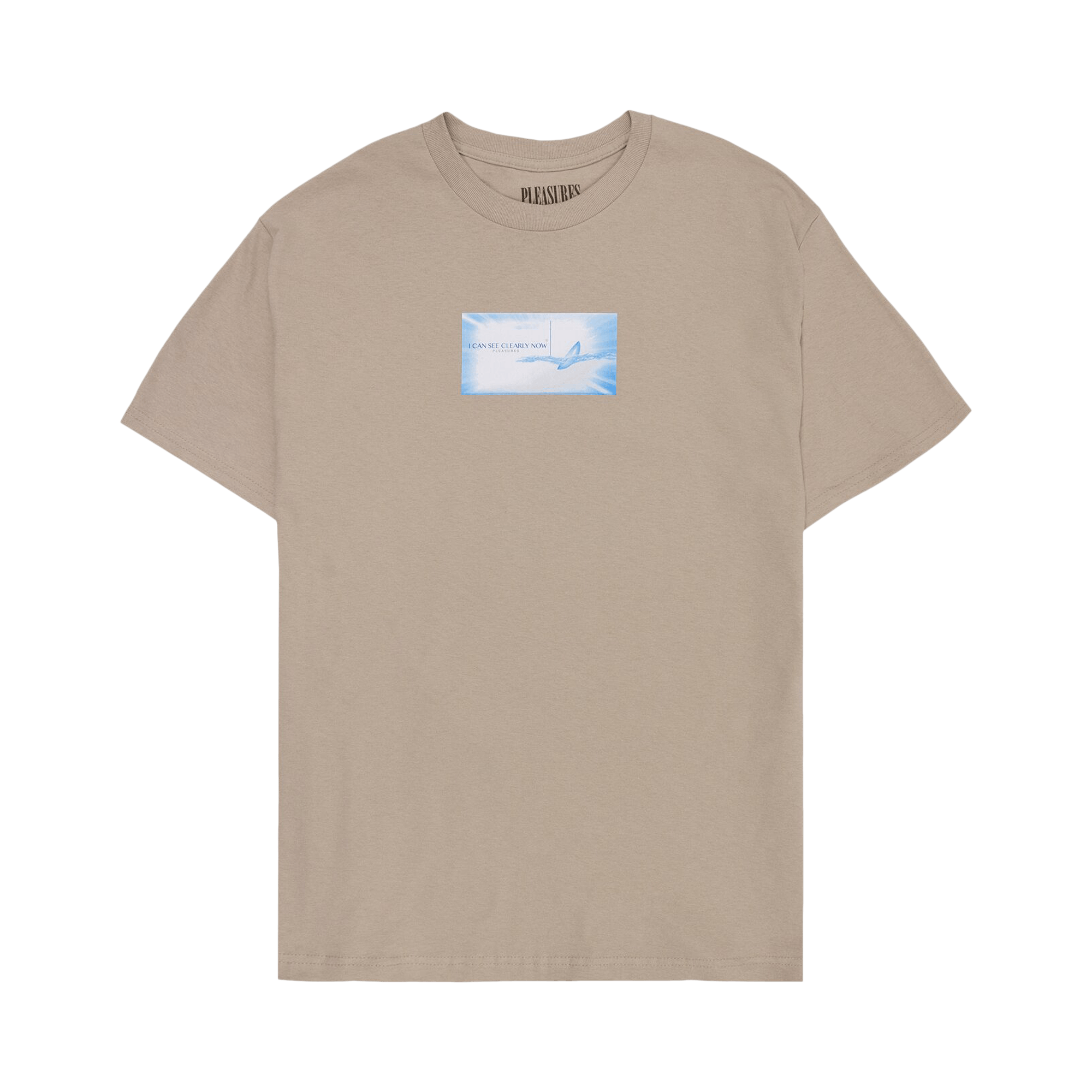 Pleasures Contacts T-Shirt 'Sand'