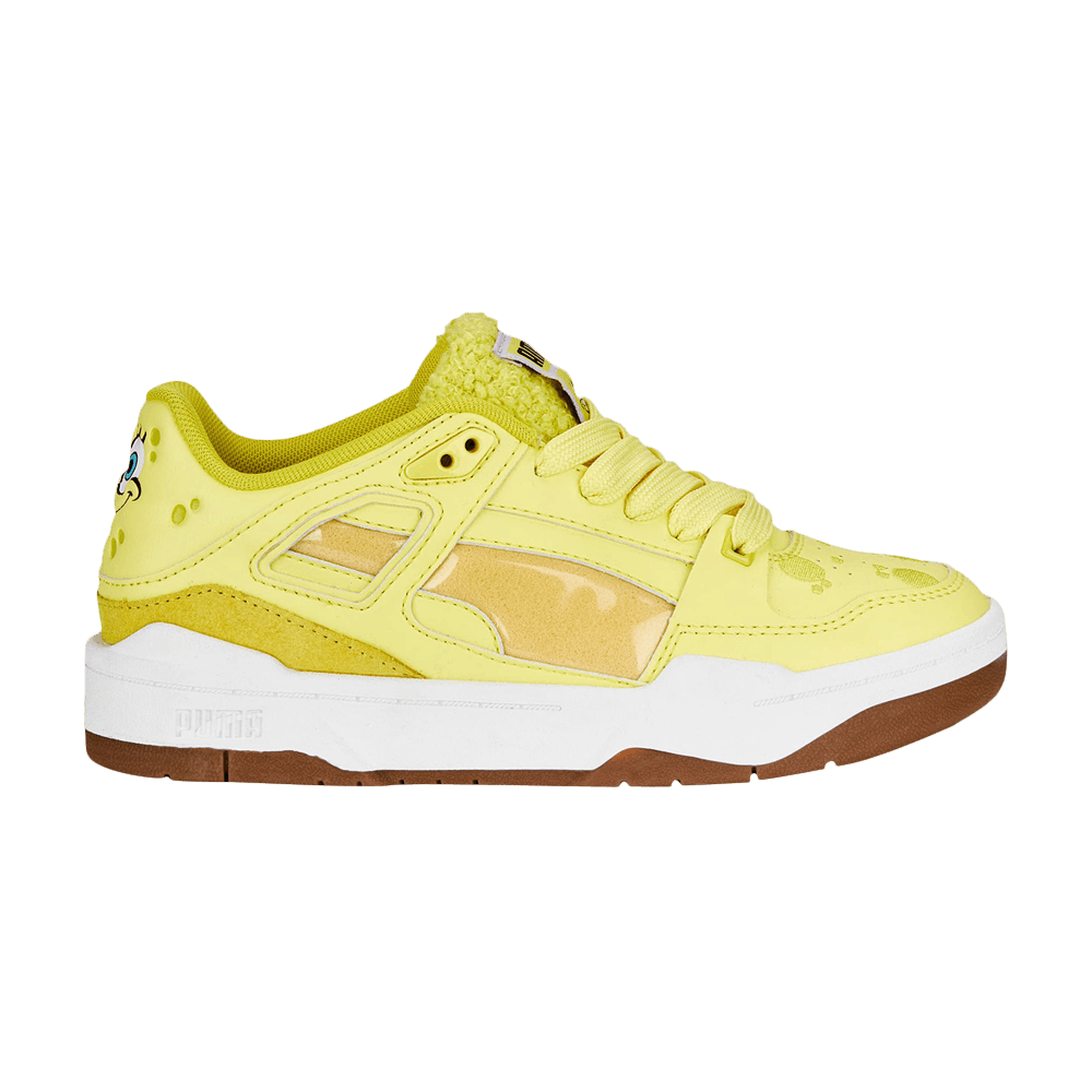 Pre-owned Puma Spongebob Squarepants X Slipstream Jr 'spongebob' In Yellow