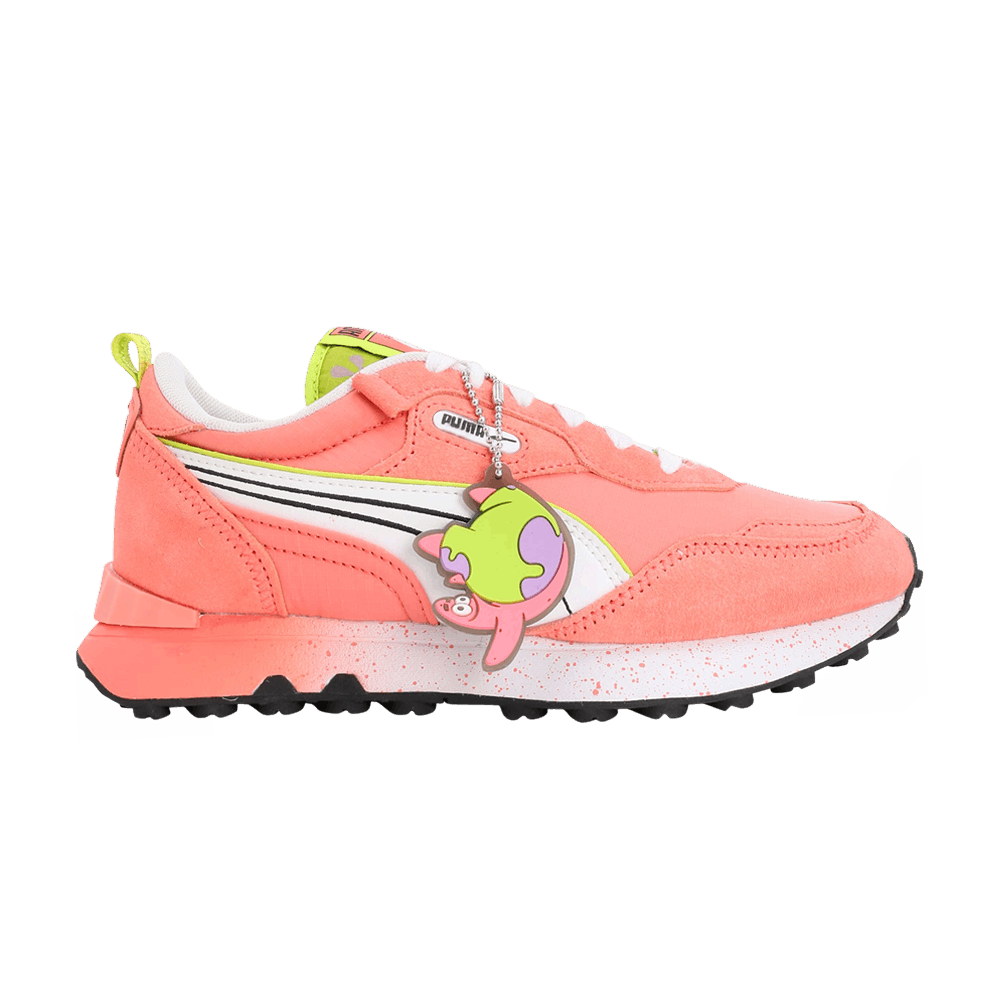 Pre-owned Puma Spongebob Squarepants X Rider Fv Jr 'patrick' In Pink