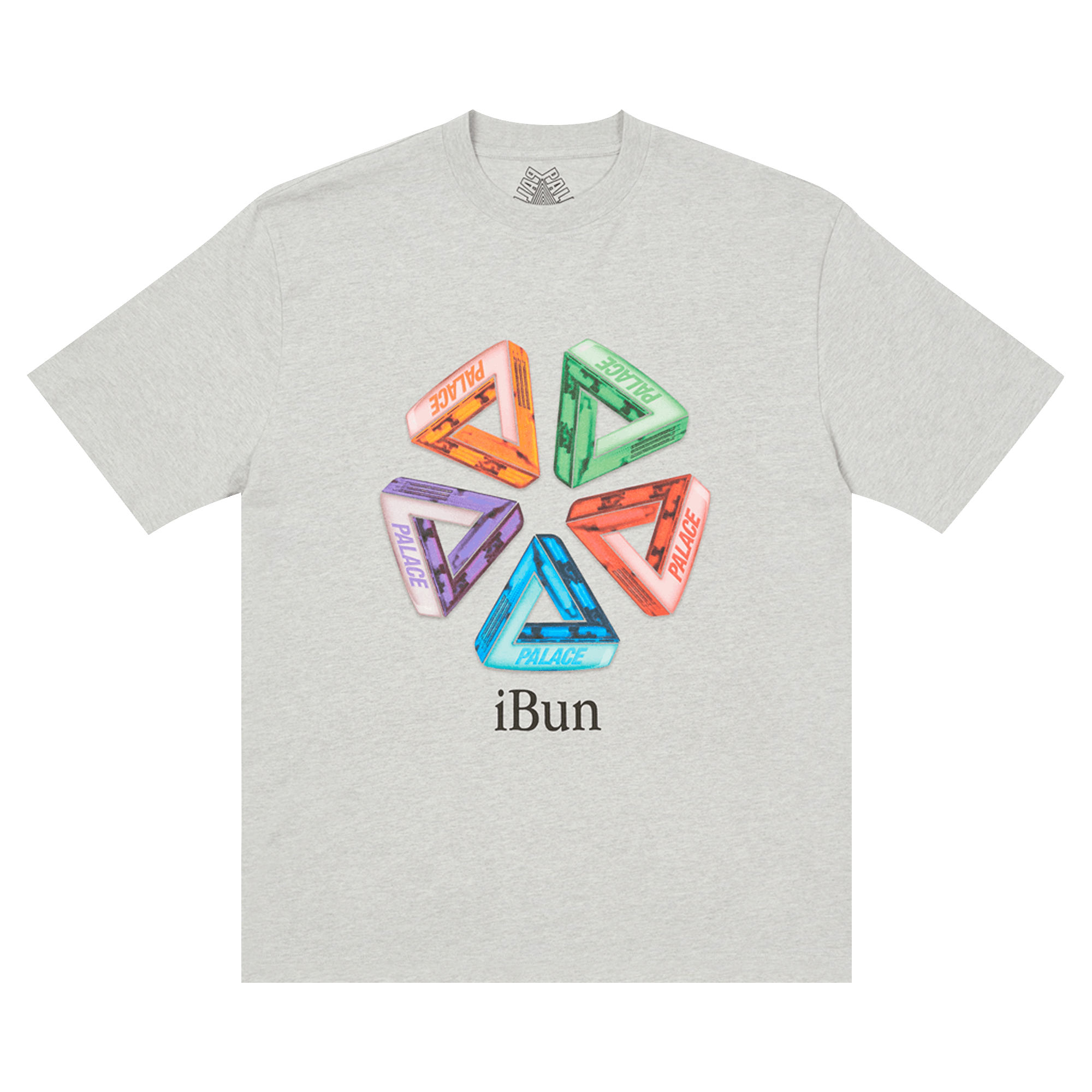 Palace Ich Bun T-Shirt 'Grey Marl'