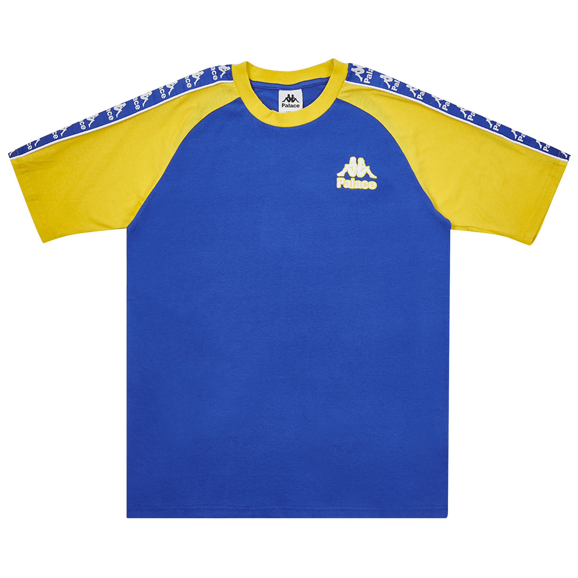 Palace x Kappa Classic Raglan T-Shirt 'Blue/Yellow'